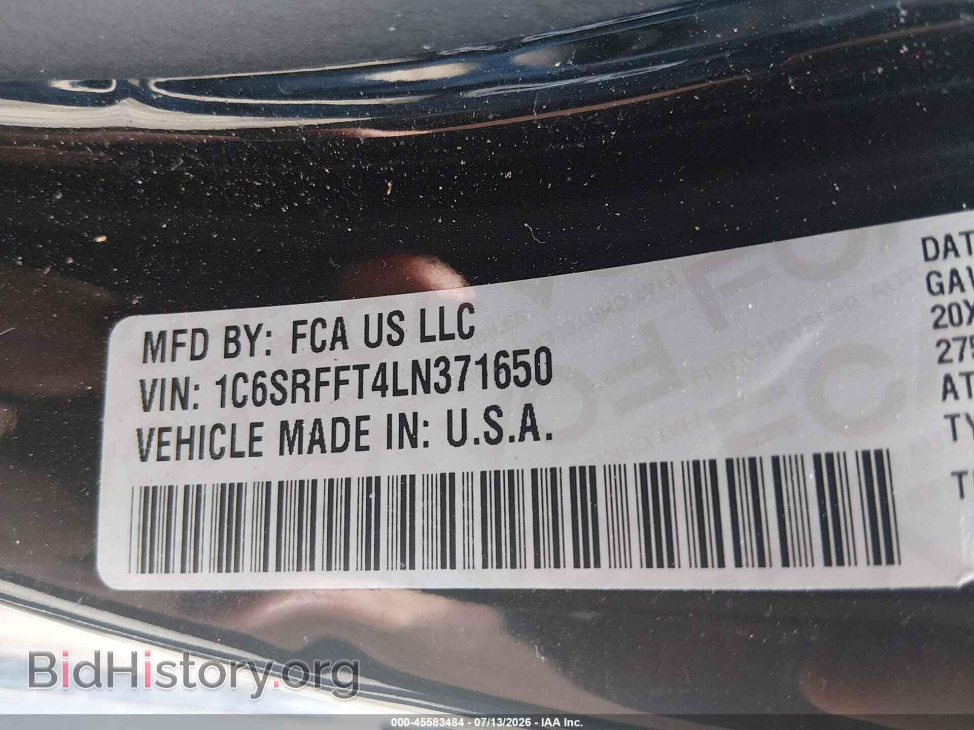 2020 RAM 1500 - VIN: 1C6SRFFT4LN371650 - Фото 9