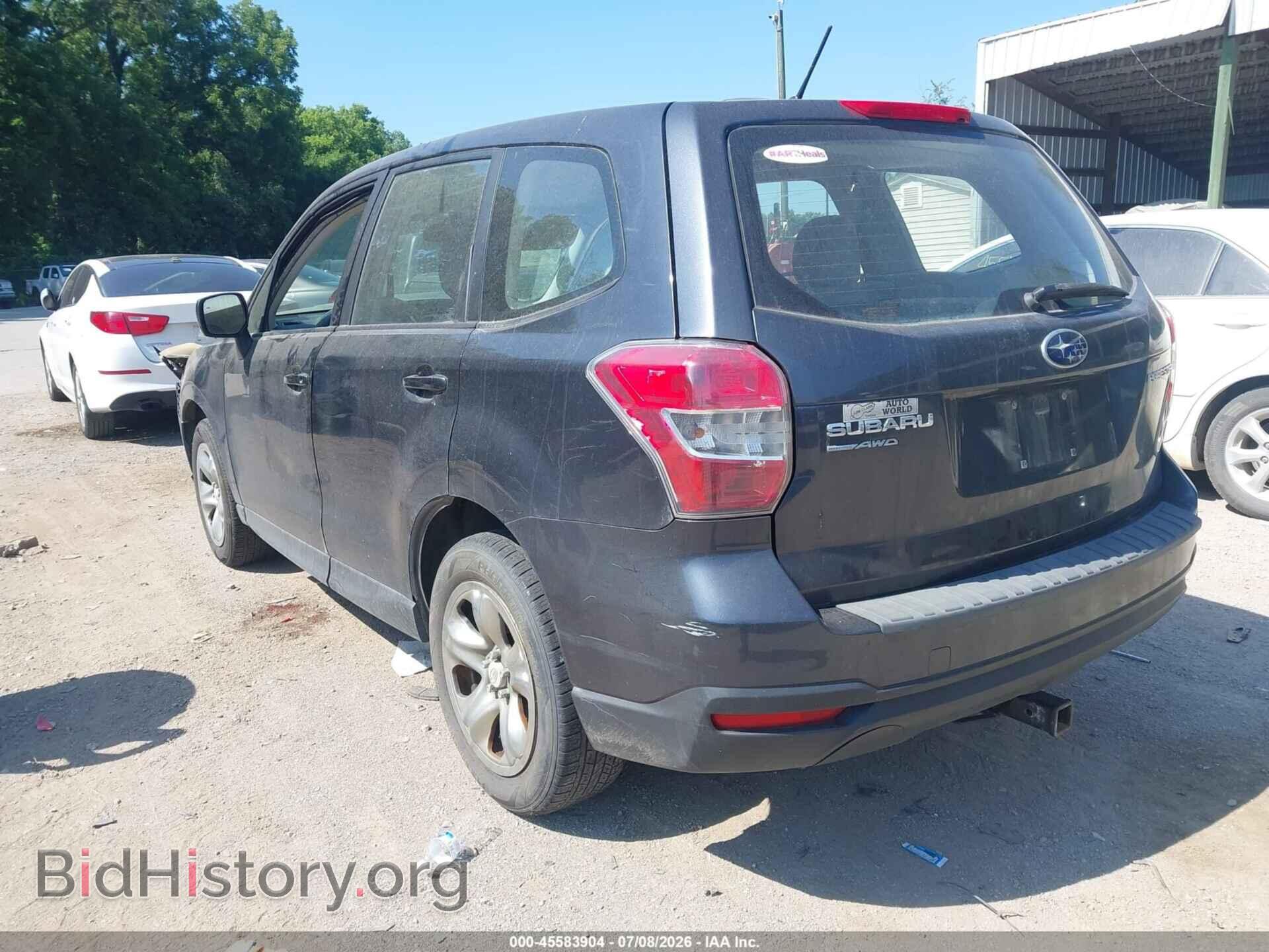 2014 SUBARU FORESTER - VIN: JF2SJAACXEH443545 - Фото 3