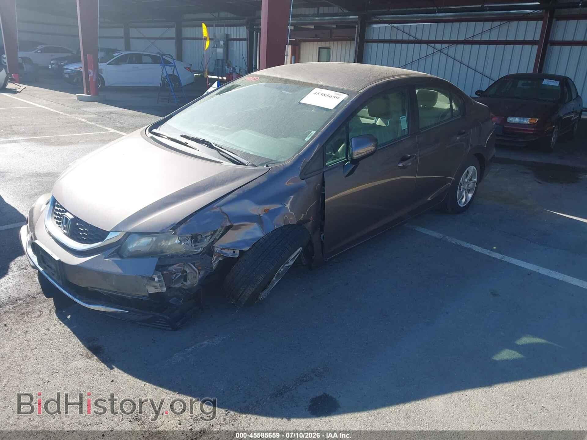 2014 HONDA CIVIC - VIN: 19XFB2F55EE219344 - Фото 2