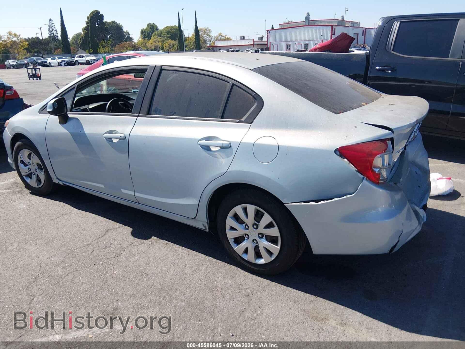 2012 HONDA CIVIC - VIN: 19XFB2F5XCE307500 - Фото 3
