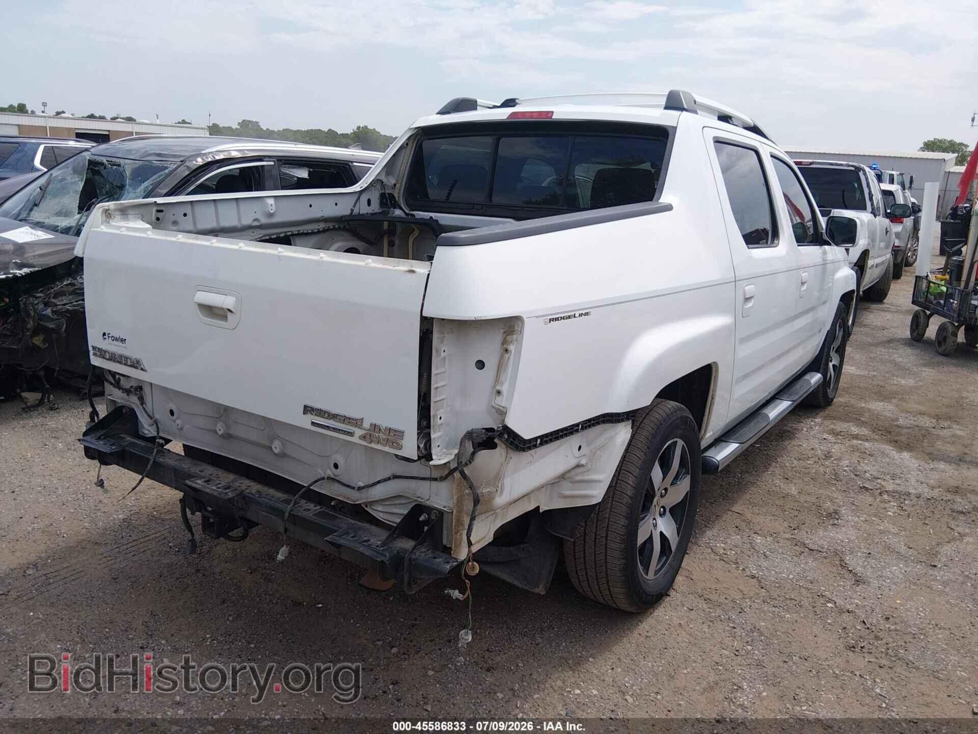 2014 HONDA RIDGELINE - VIN: 5FPYK1F68EB013271 - Фото 4