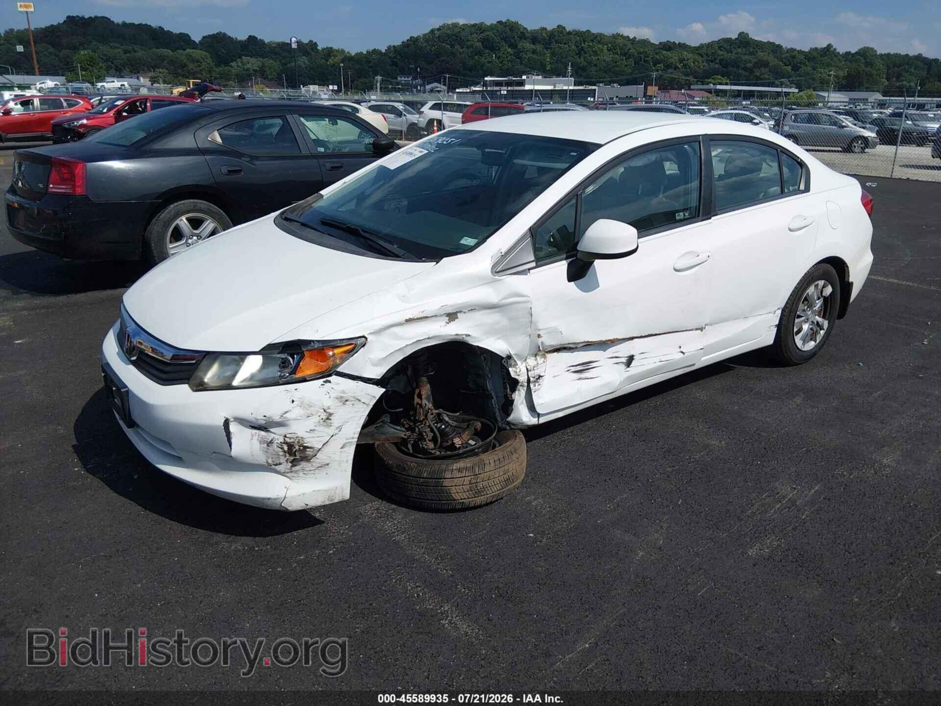 2012 HONDA CIVIC - VIN: 19XFB2F57CE089662 - Фото 2
