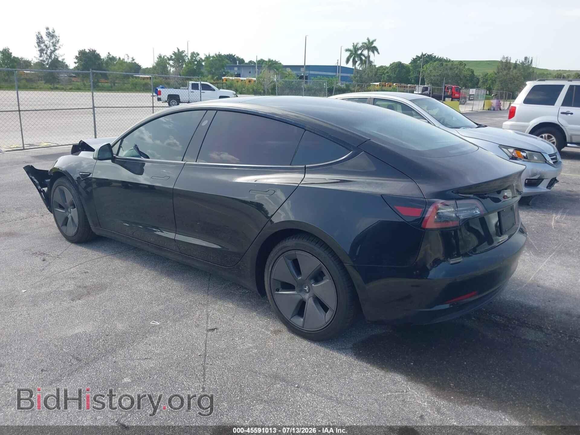 2022 TESLA MODEL 3 - VIN: 5YJ3E1EA7NF110185 - Фото 3