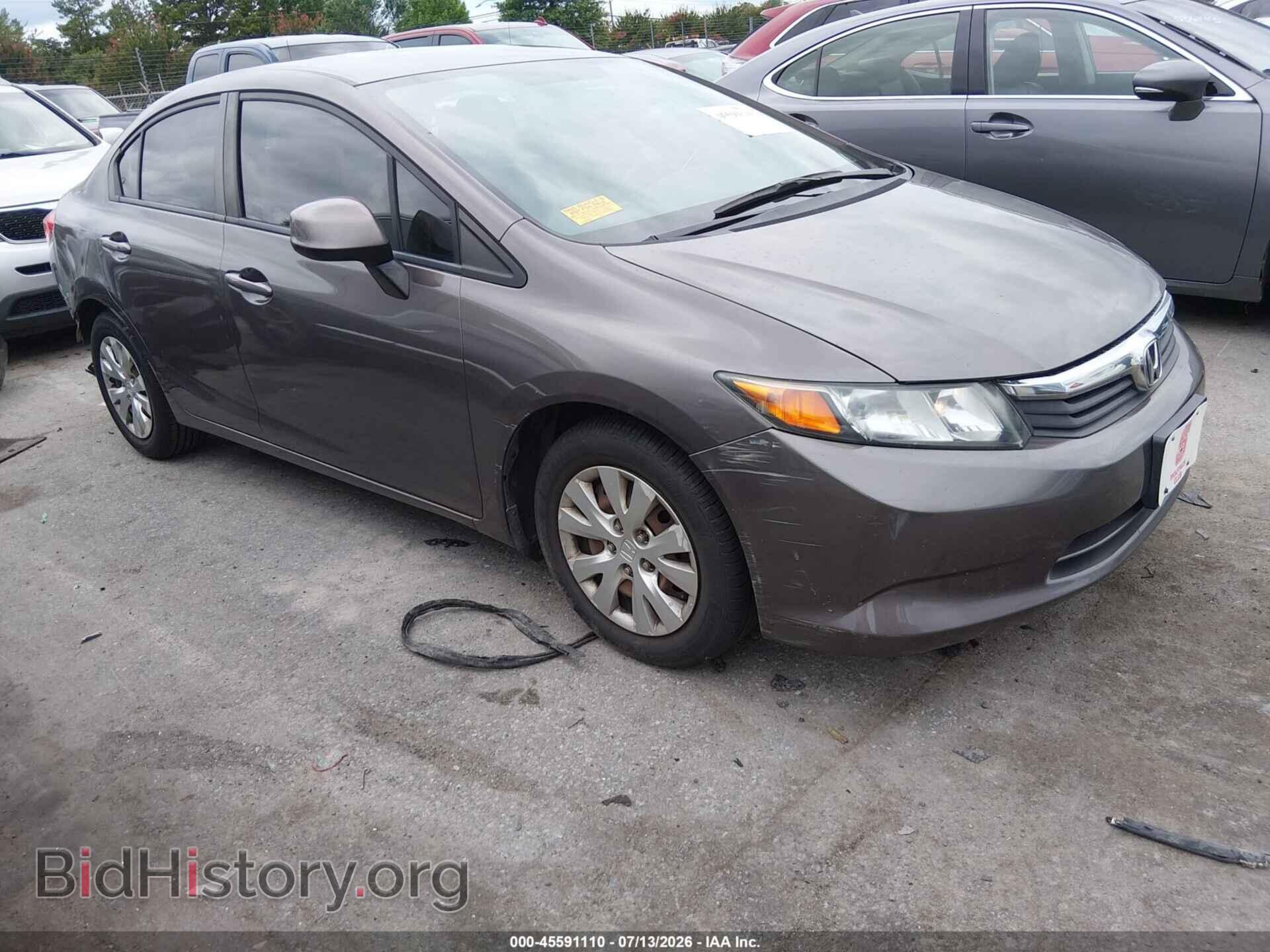 Photo 2HGFB2F59CH549166 - HONDA CIVIC 2012