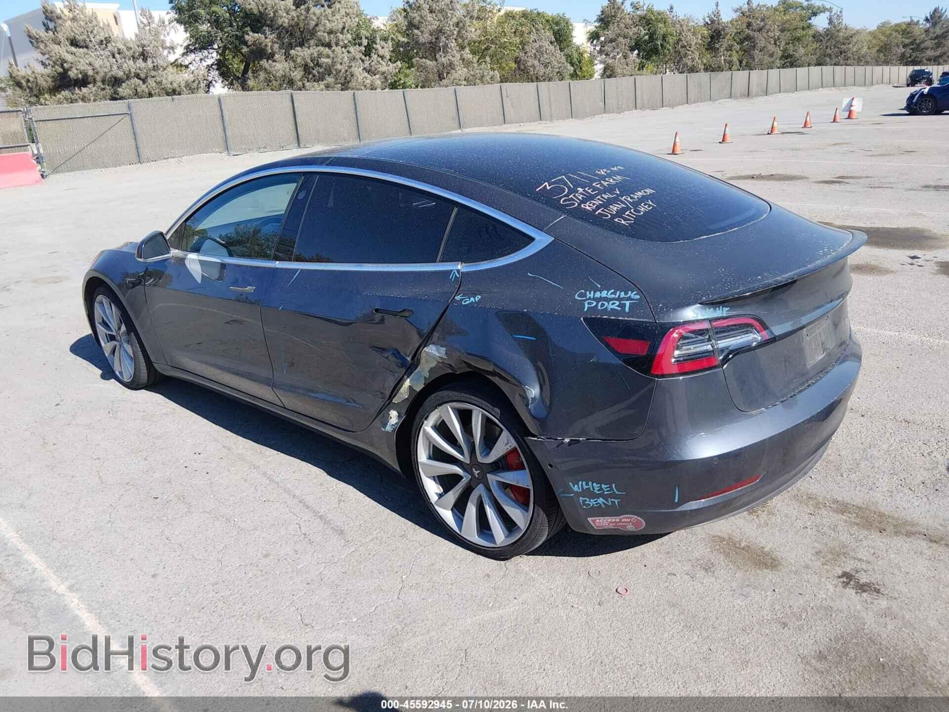2019 TESLA MODEL 3 - VIN: 5YJ3E1EB8KF237838 - Photo 3