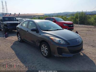 2012 Mazda MAZDA3 I Touring, серый — VIN JM1BL1V78C1667005, IAAI