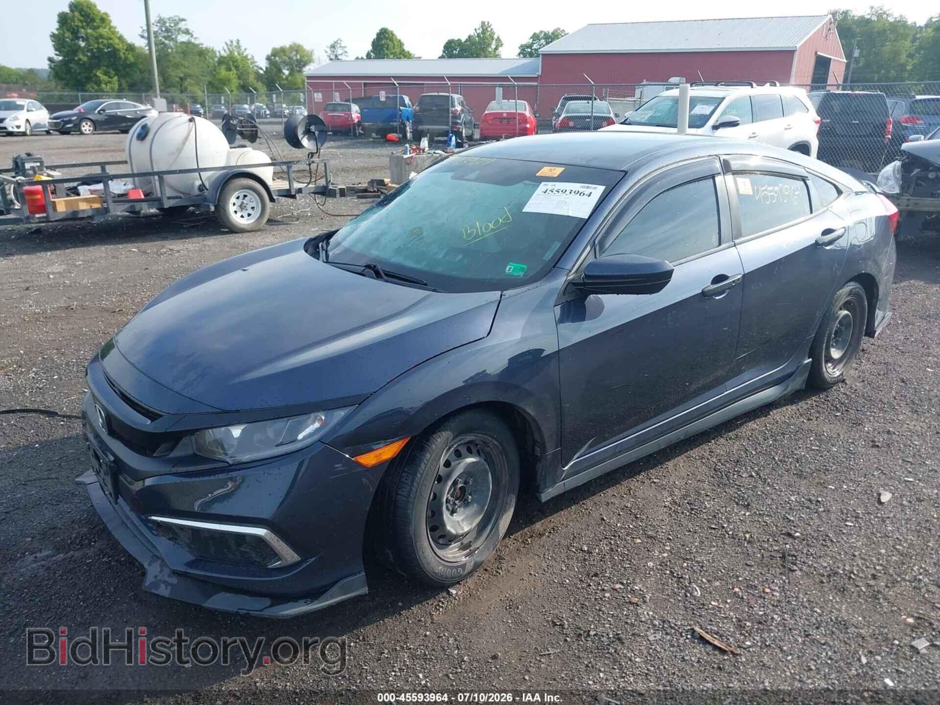 2020 HONDA CIVIC - VIN: 2HGFC2F60LH559882 - Фото 2