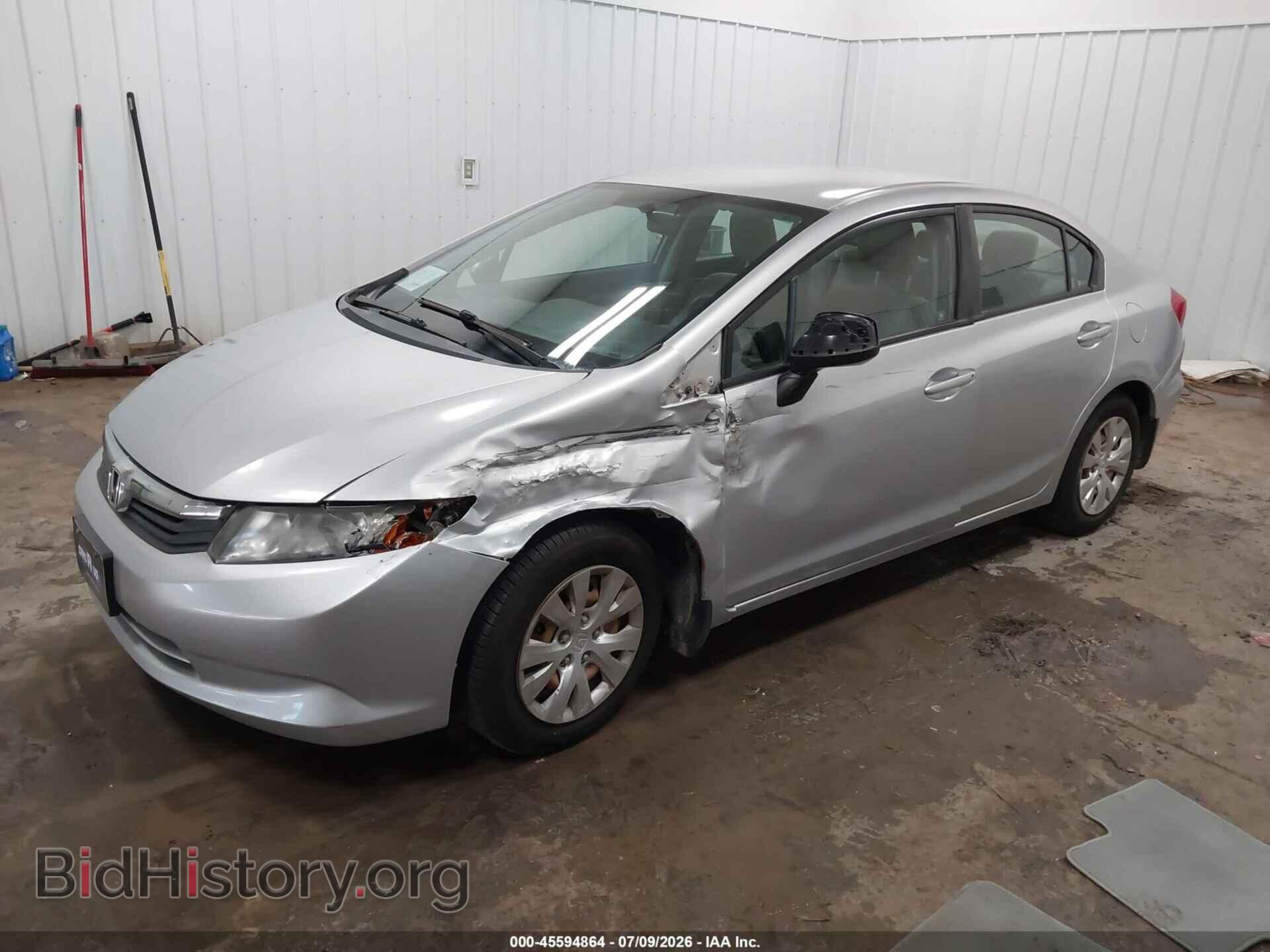 2012 HONDA CIVIC - VIN: 2HGFB2F55CH588983 - Photo 2
