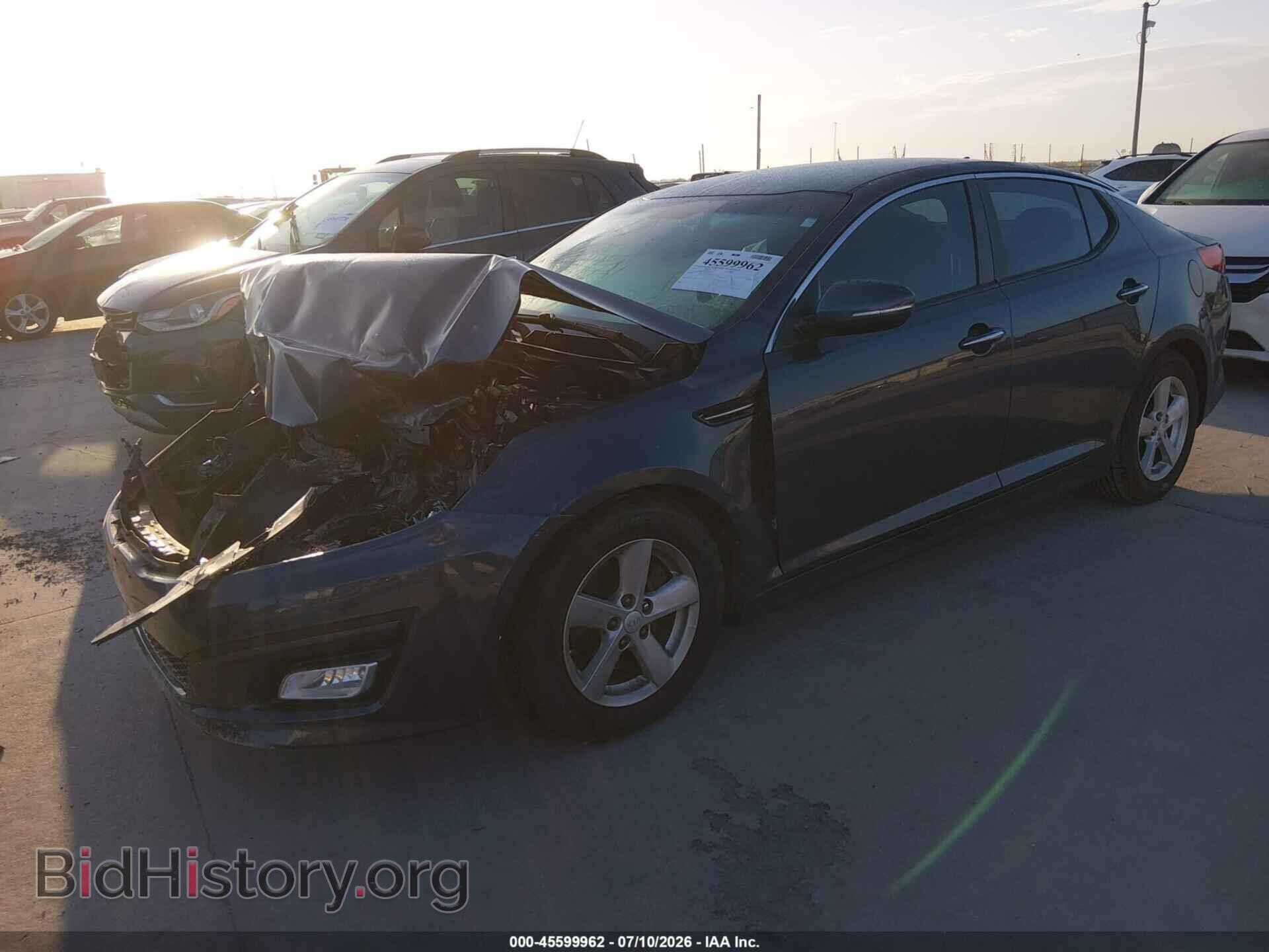 2015 KIA OPTIMA - VIN: KNAGM4A70F5597360 - Фото 2