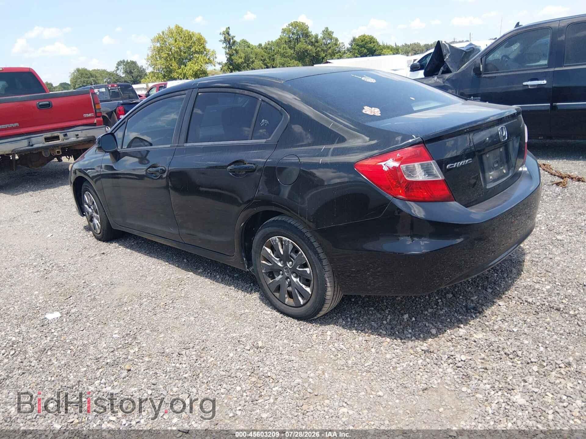 2012 HONDA CIVIC - VIN: 19XFB2F50CE318926 - Фото 3