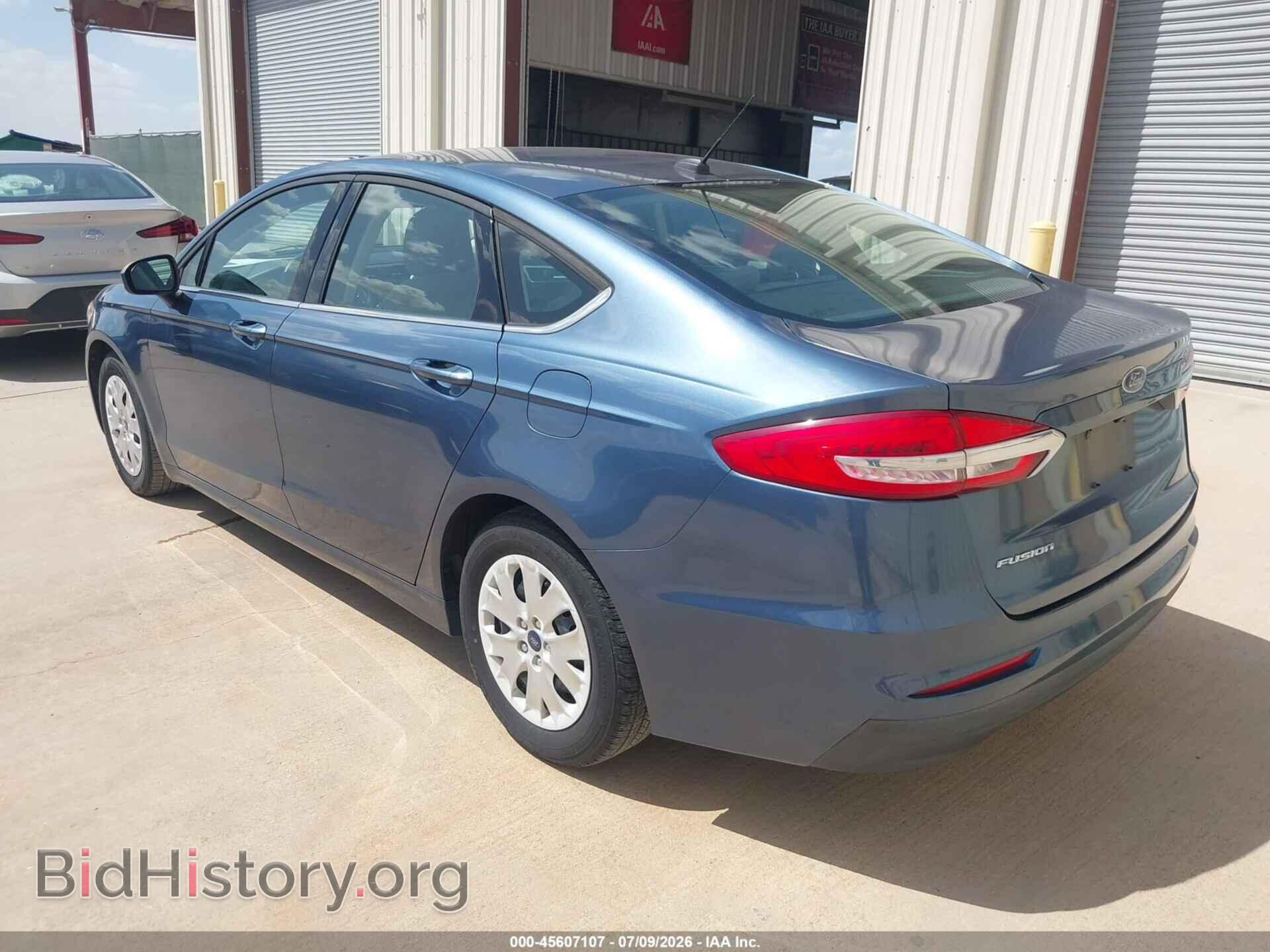 2019 FORD FUSION - VIN: 3FA6P0G77KR211441 - Фото 3