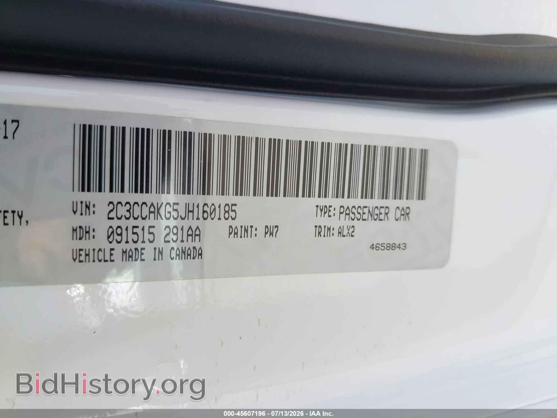 2018 CHRYSLER 300 - VIN: 2C3CCAKG5JH160185 - Photo 9