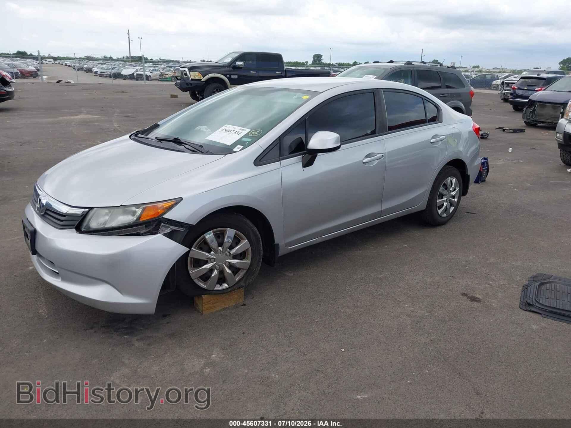 2012 HONDA CIVIC - VIN: 19XFB2F59CE087640 - Фото 2