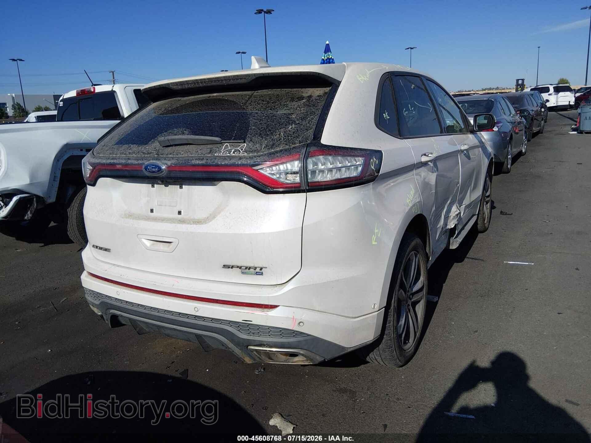 2015 FORD EDGE - VIN: 2FMTK4AP7FBB67534 - Фото 4