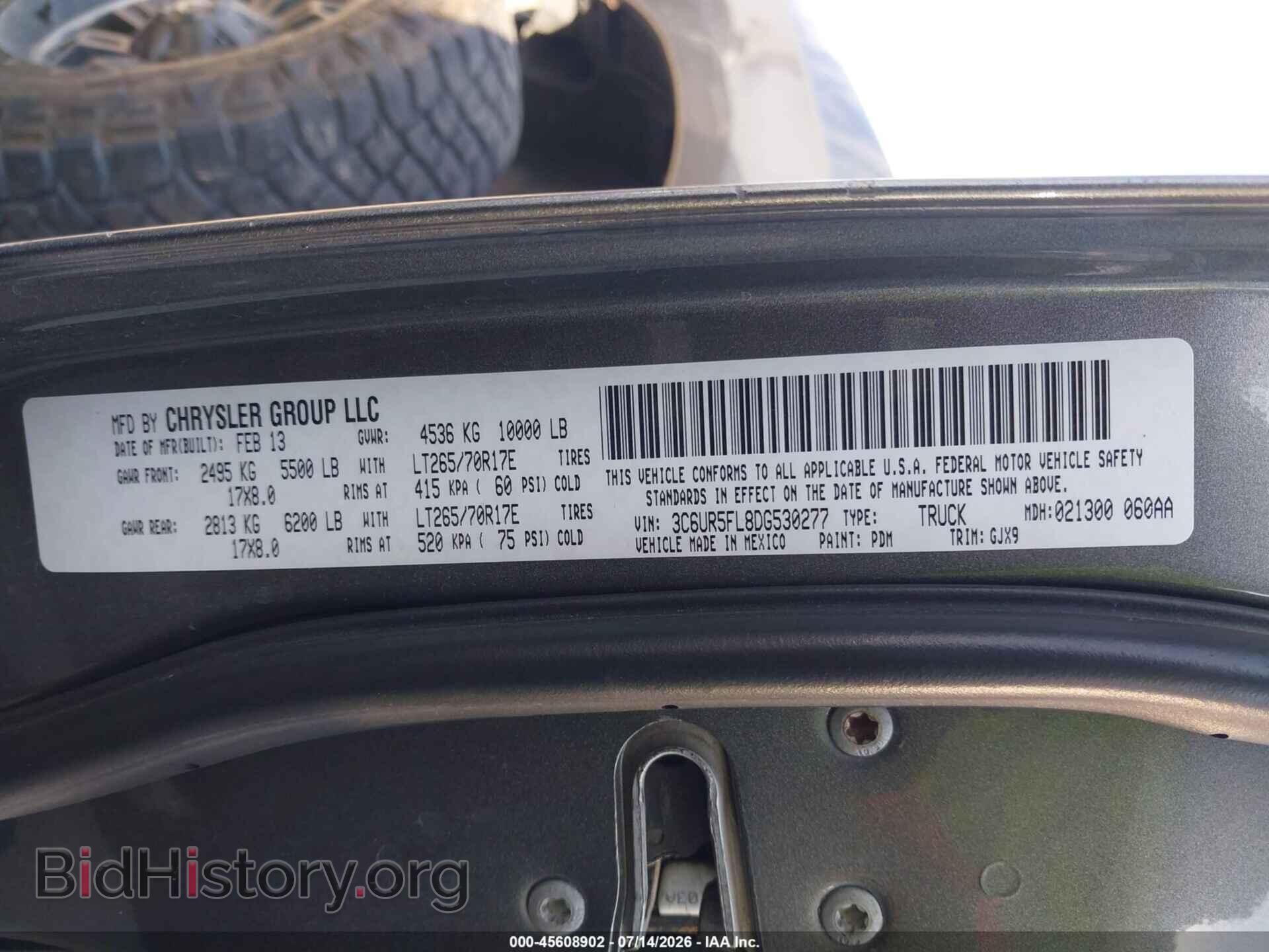 2013 RAM 2500 - VIN: 3C6UR5FL8DG530277 - Photo 9