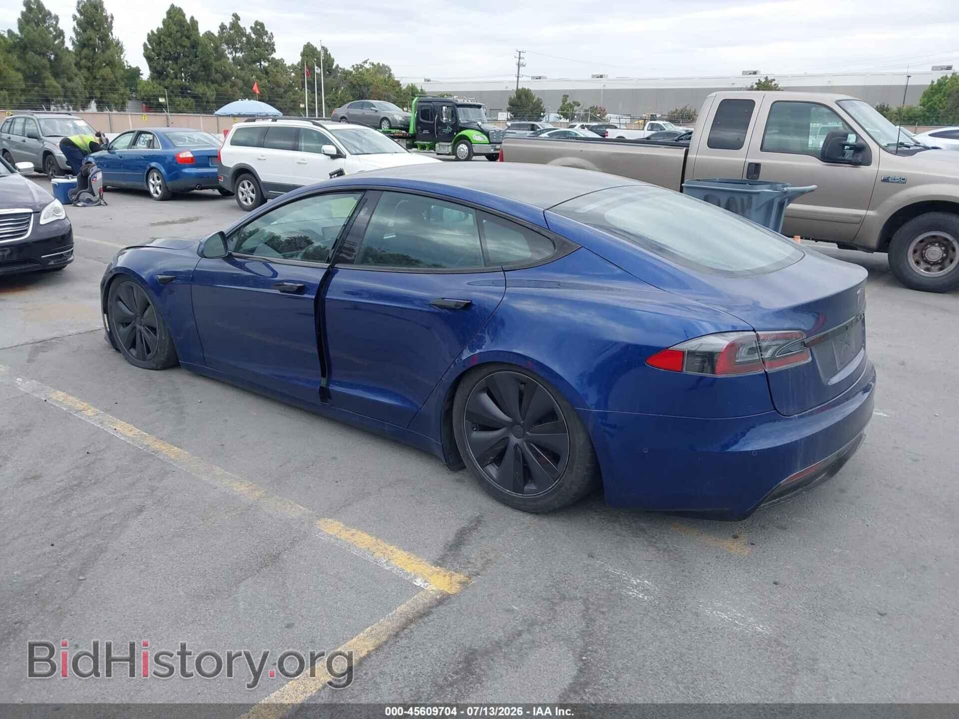 2021 TESLA MODEL S - VIN: 5YJSA1E59MF439687 - Фото 3