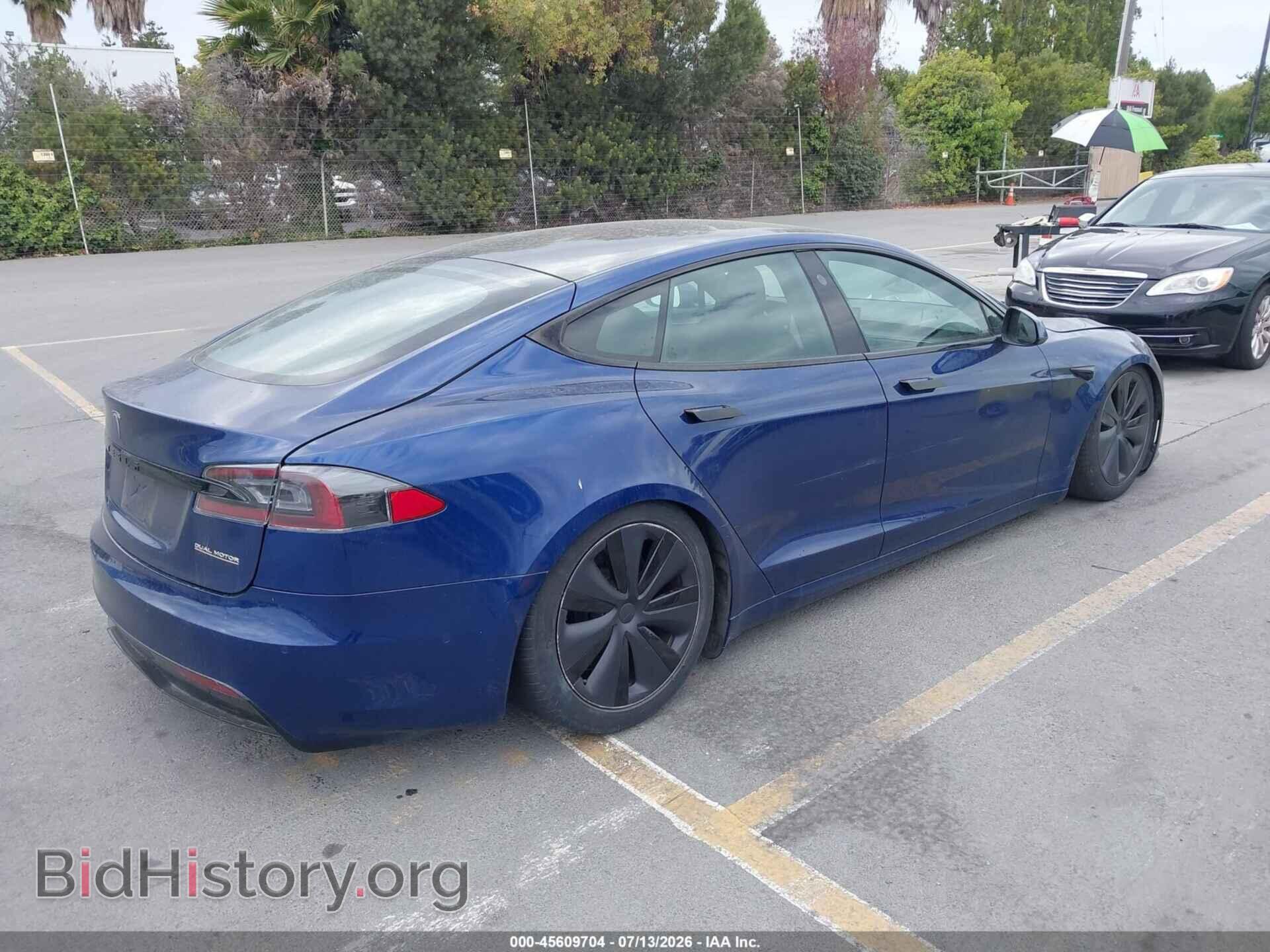 2021 TESLA MODEL S - VIN: 5YJSA1E59MF439687 - Фото 4