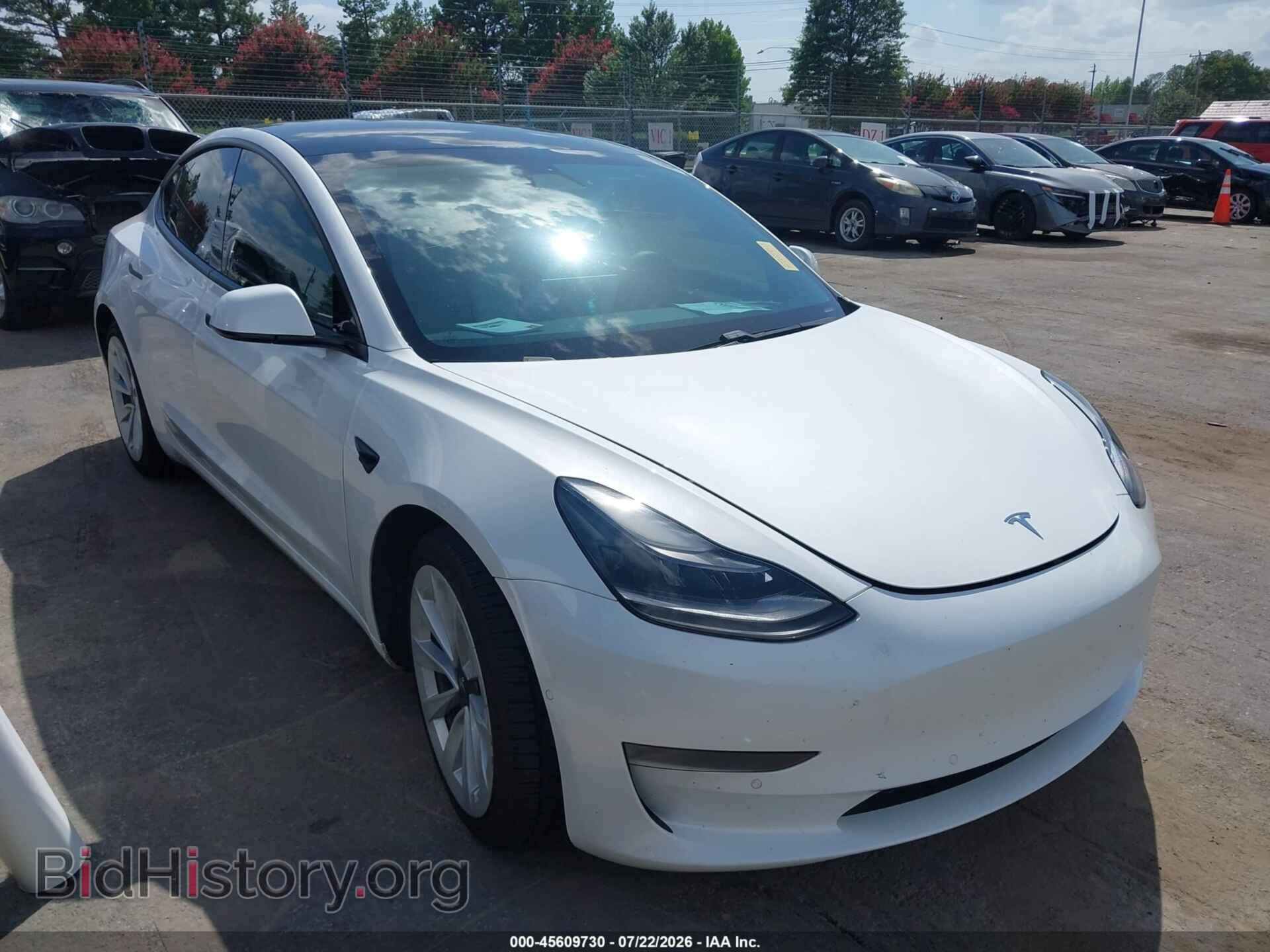Photo 5YJ3E1EA7MF964771 - TESLA MODEL 3 2021