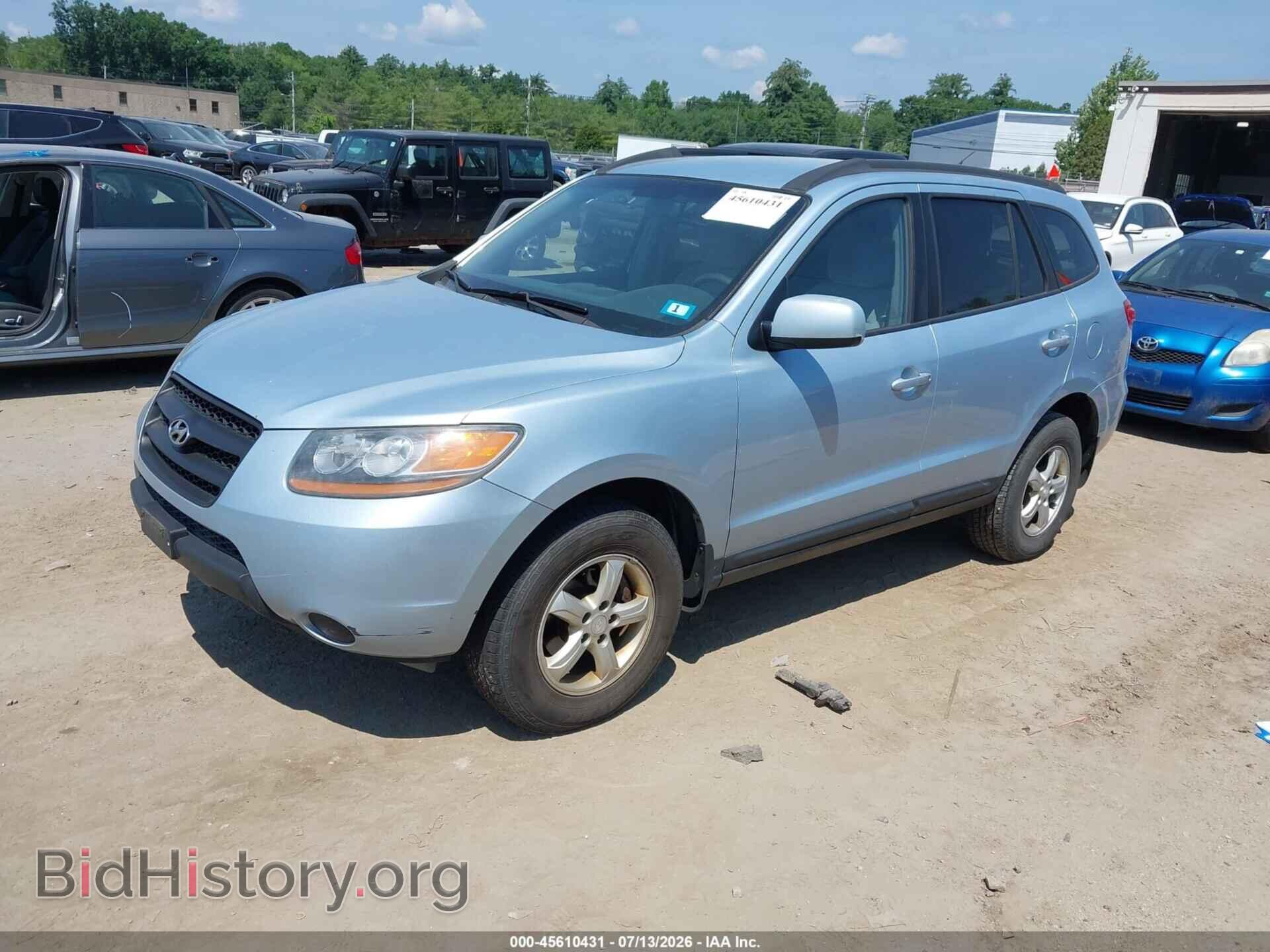 2008 HYUNDAI SANTA FE - VIN: 5NMSG73D98H140975 - Фото 2