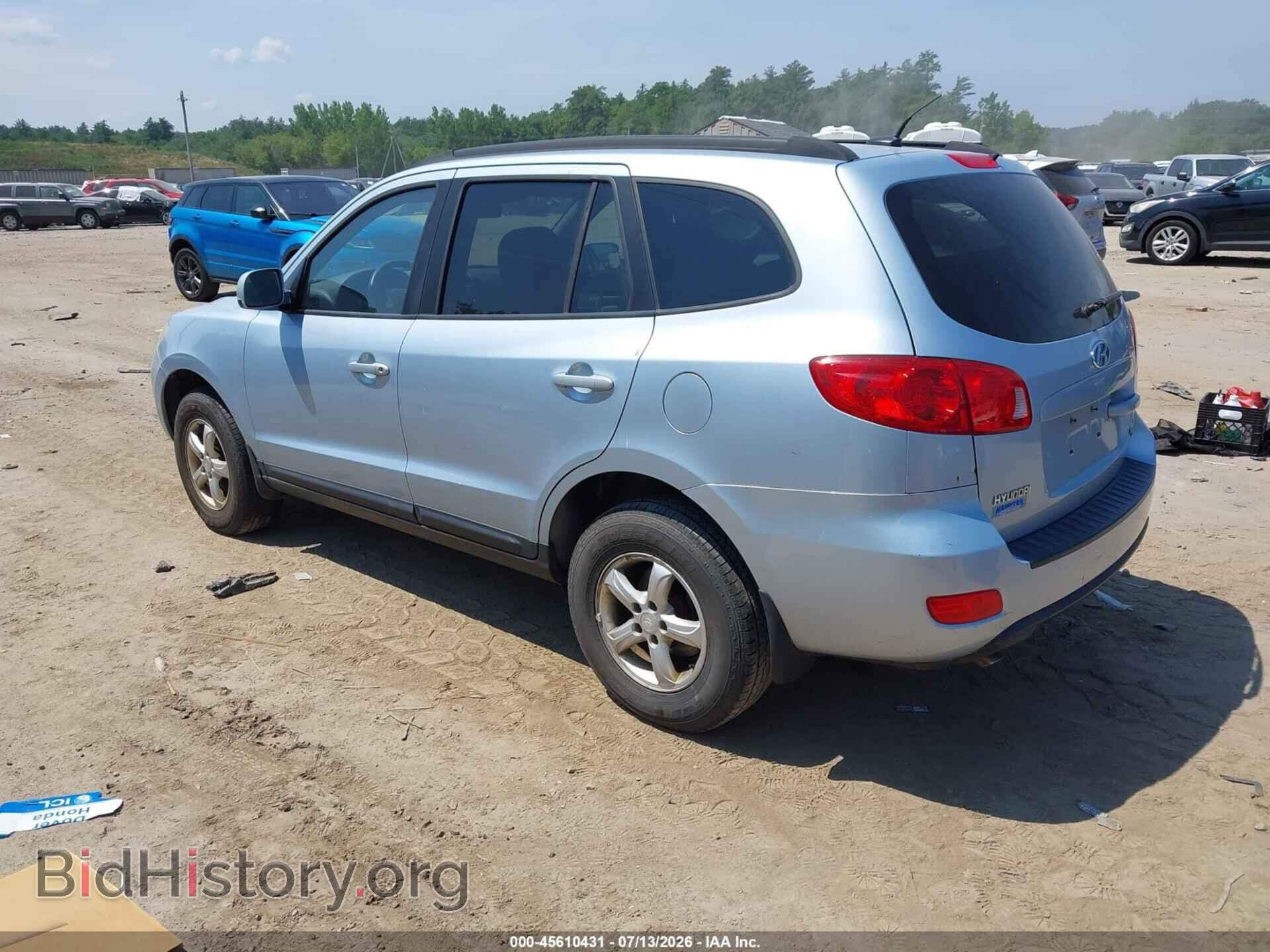 2008 HYUNDAI SANTA FE - VIN: 5NMSG73D98H140975 - Фото 3