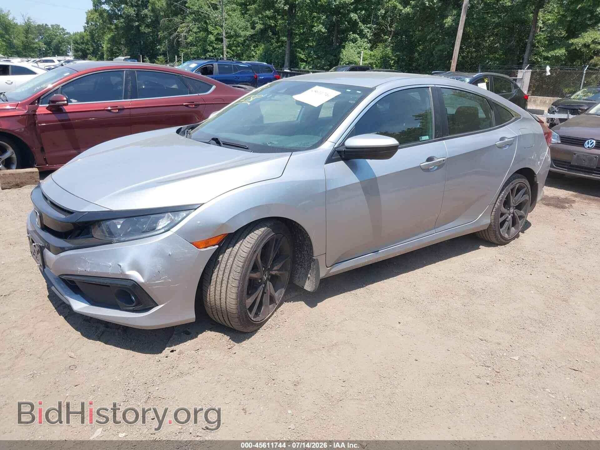 2020 HONDA CIVIC - VIN: 19XFC2F85LE214813 - Фото 2
