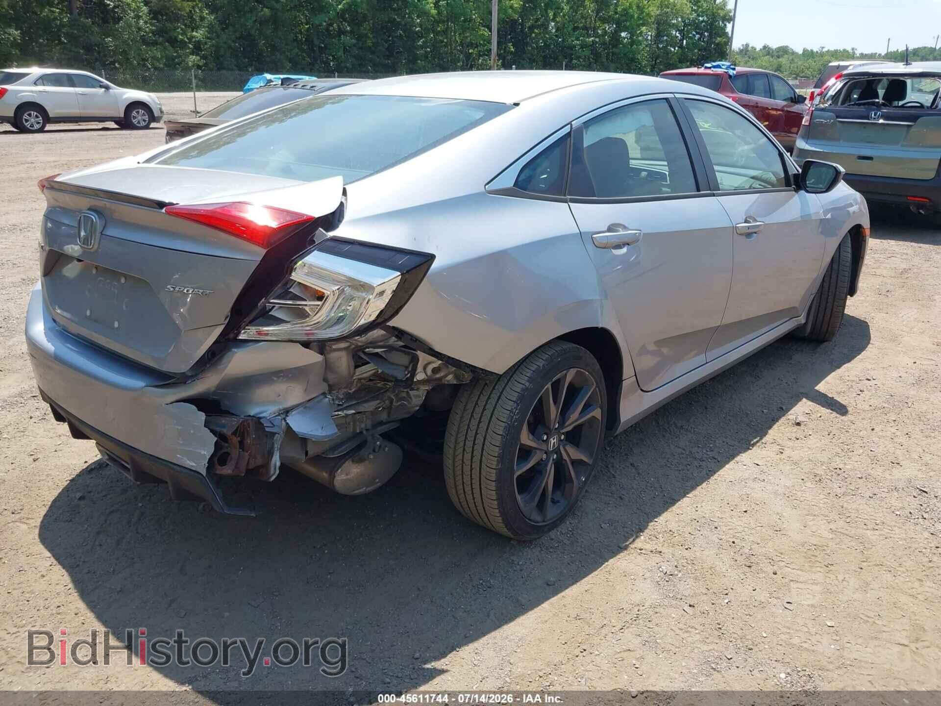 2020 HONDA CIVIC - VIN: 19XFC2F85LE214813 - Фото 4