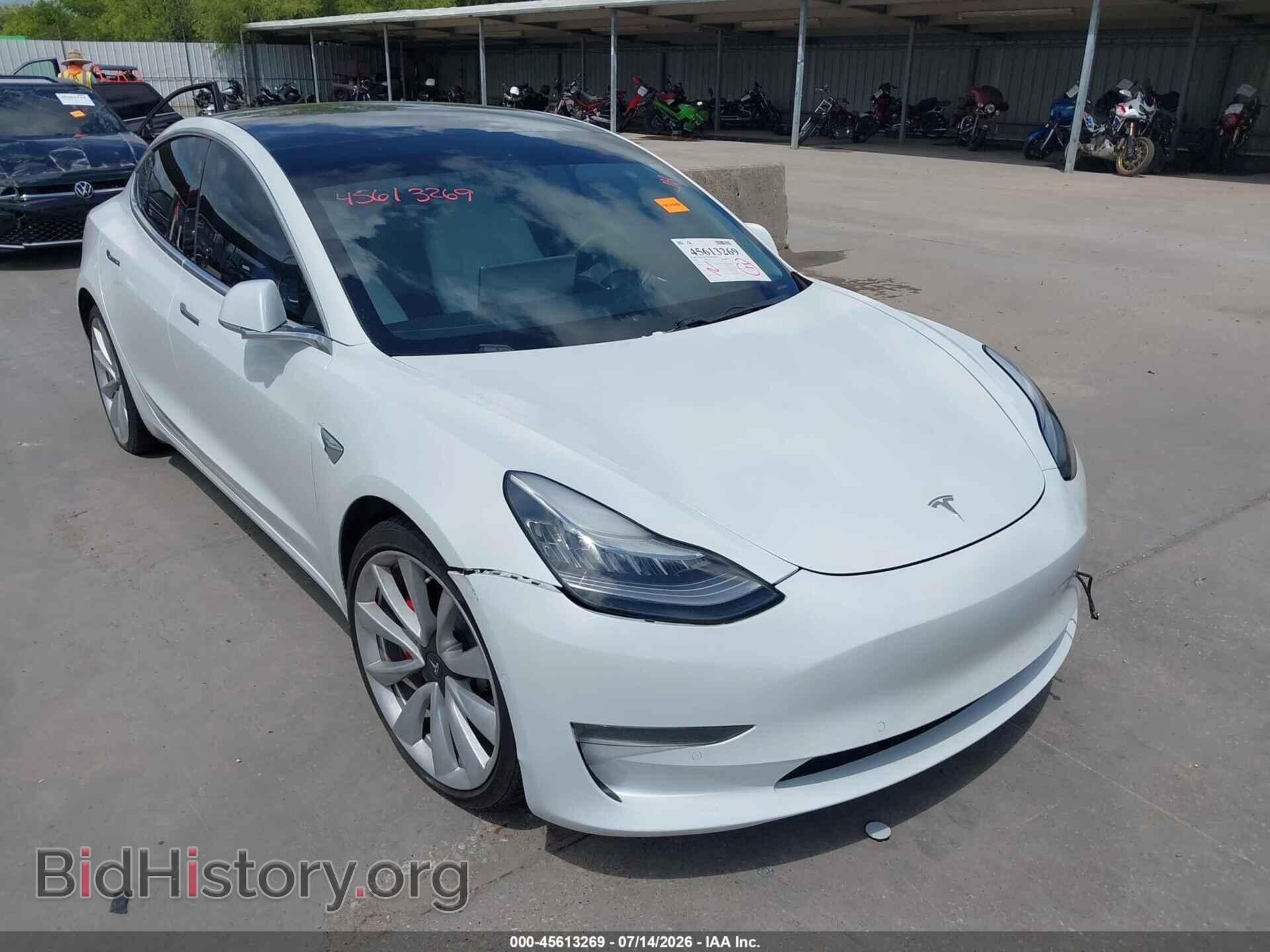 Фотография 5YJ3E1EB6KF487515 - TESLA MODEL 3 2019