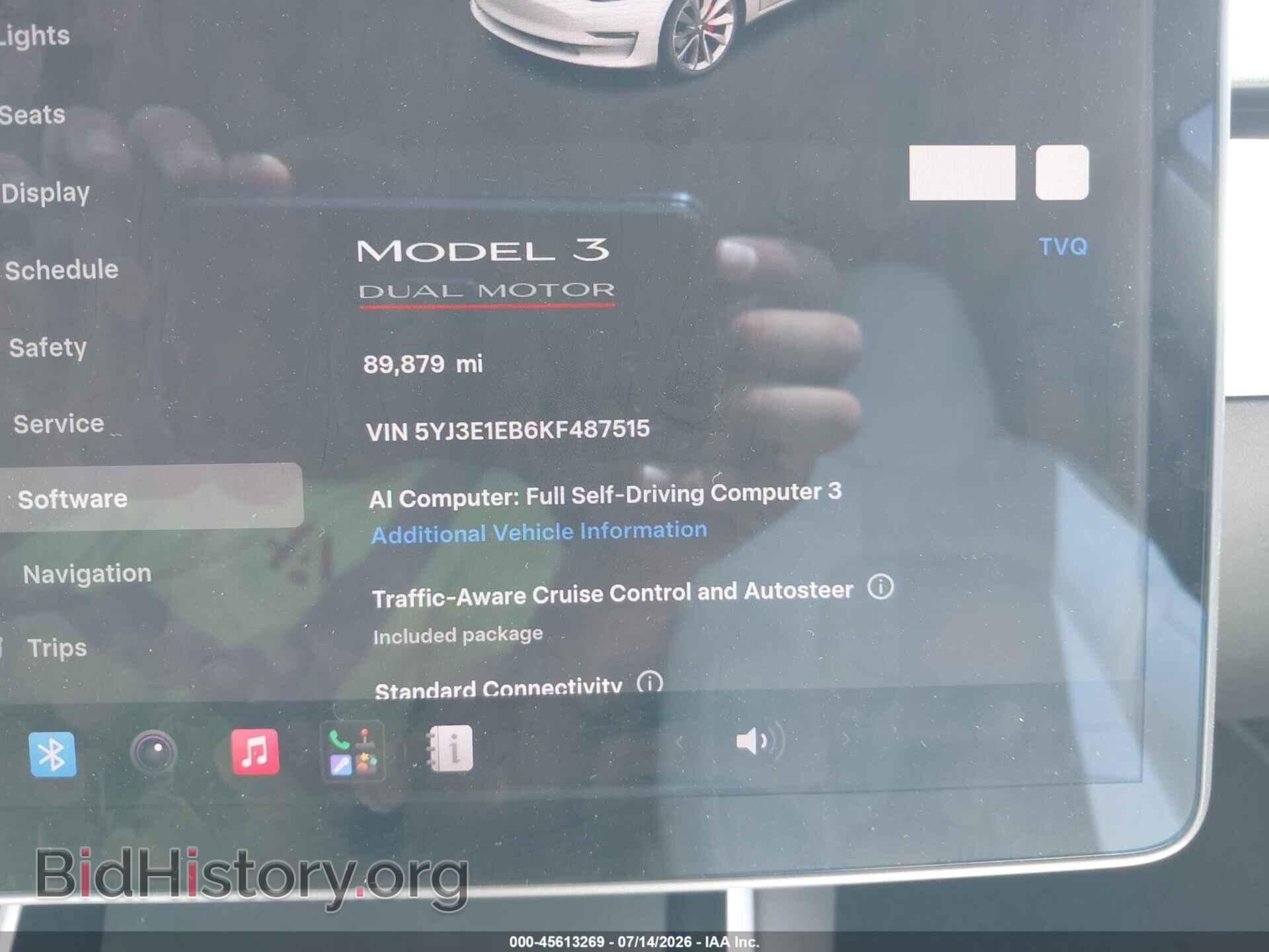 2019 TESLA MODEL 3 - VIN: 5YJ3E1EB6KF487515 - Photo 7