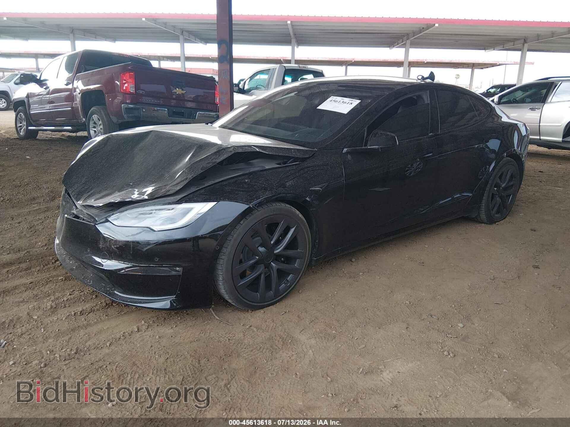 2021 TESLA MODEL S - VIN: 5YJSA1E65MF447116 - Фото 2