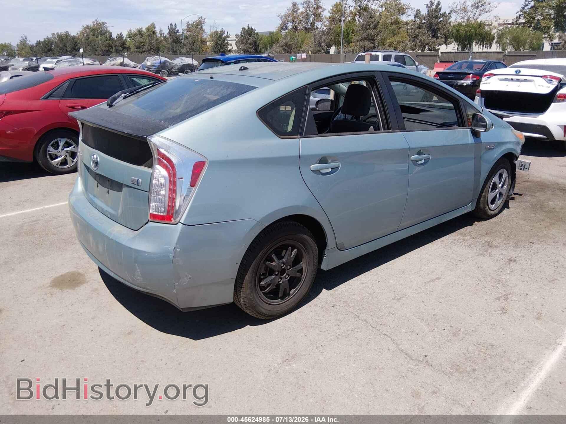 2012 TOYOTA PRIUS - VIN: JTDKN3DU3C1558254 - Фото 4