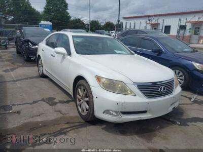 2007 Lexus LS 460, белый — VIN JTHBL46F775032121, IAAI