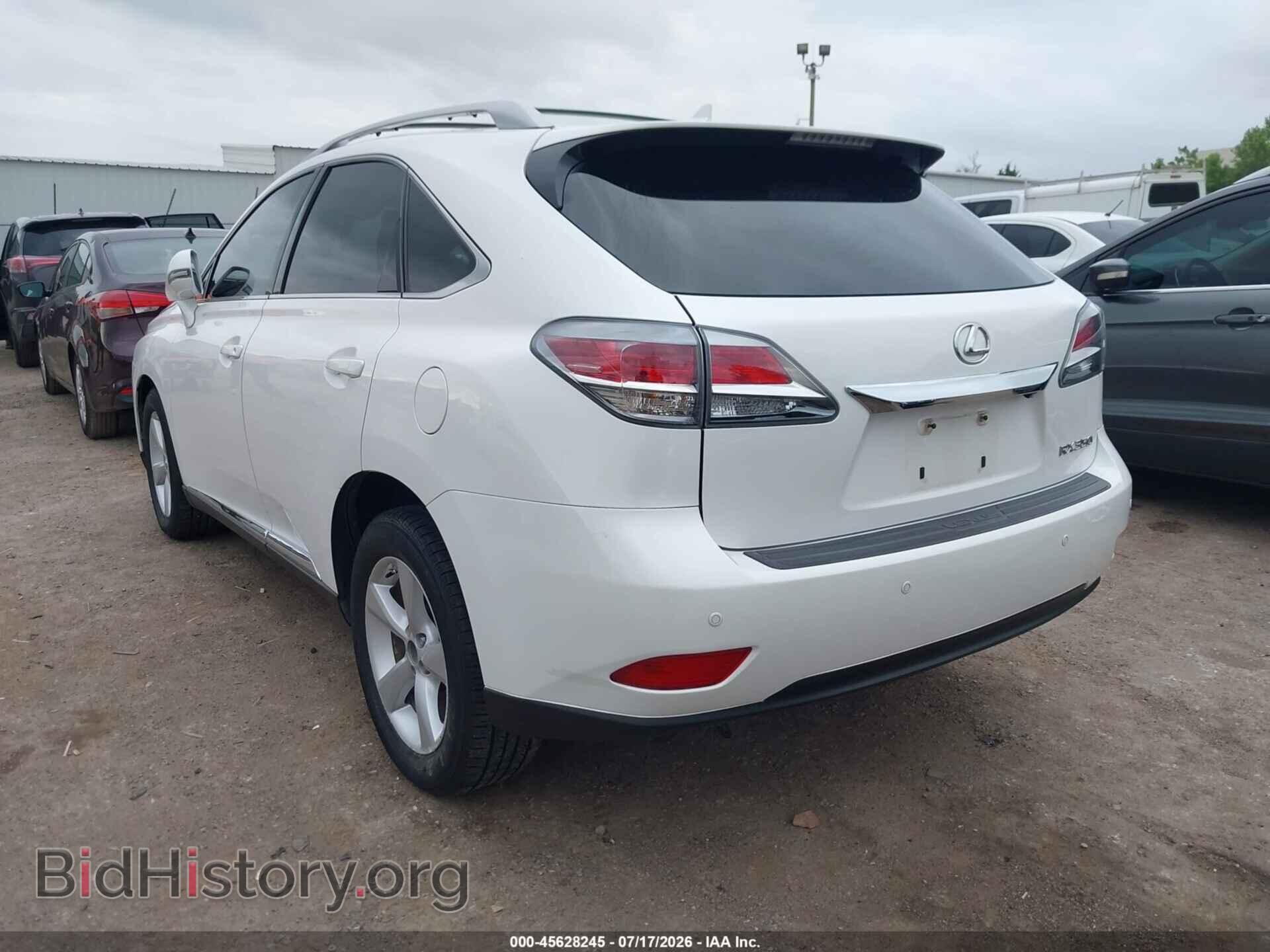 2013 LEXUS RX 350 - VIN: 2T2BK1BAXDC164247 - Фото 3