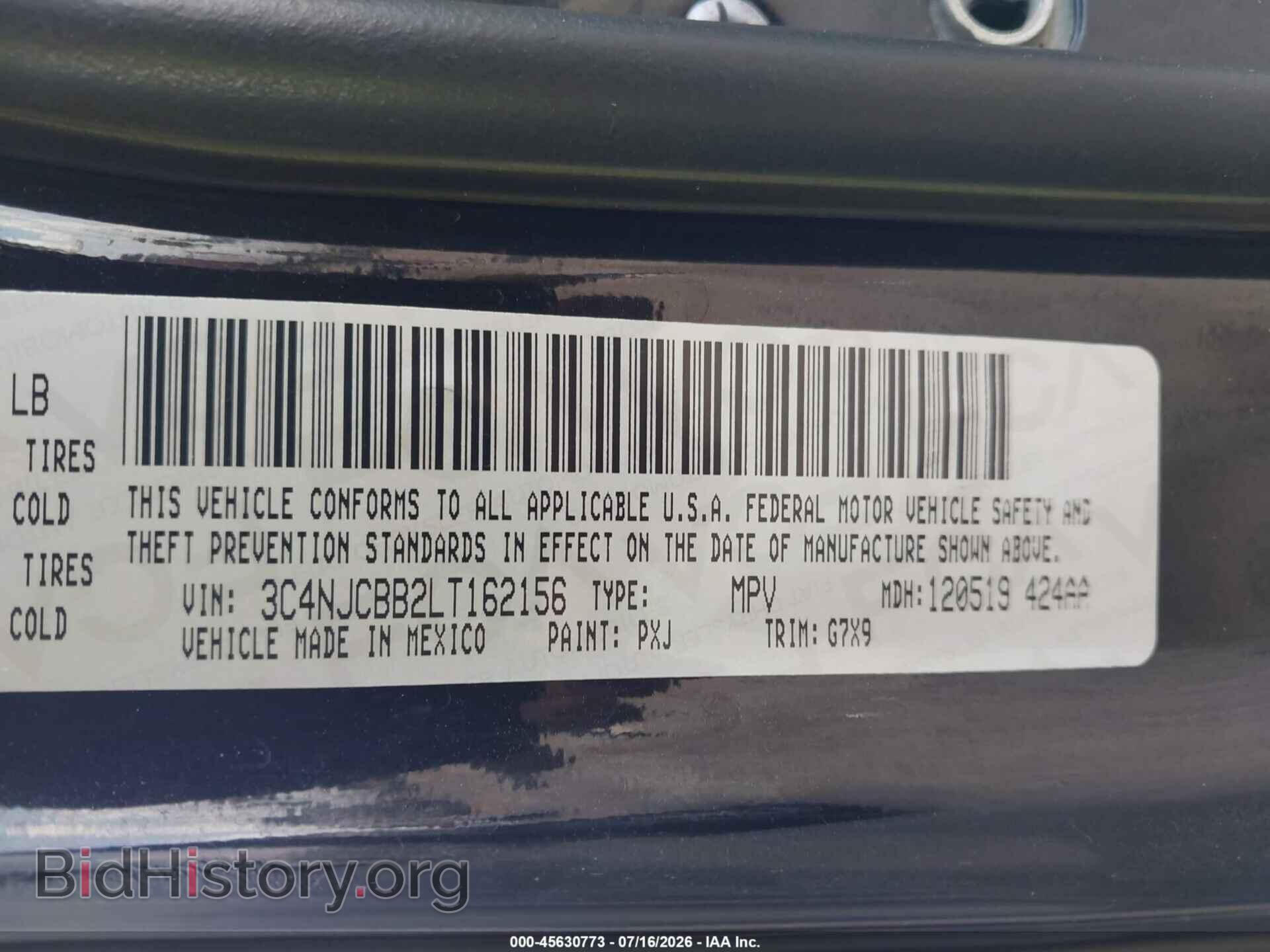 2020 JEEP COMPASS - VIN: 3C4NJCBB2LT162156 - Photo 9