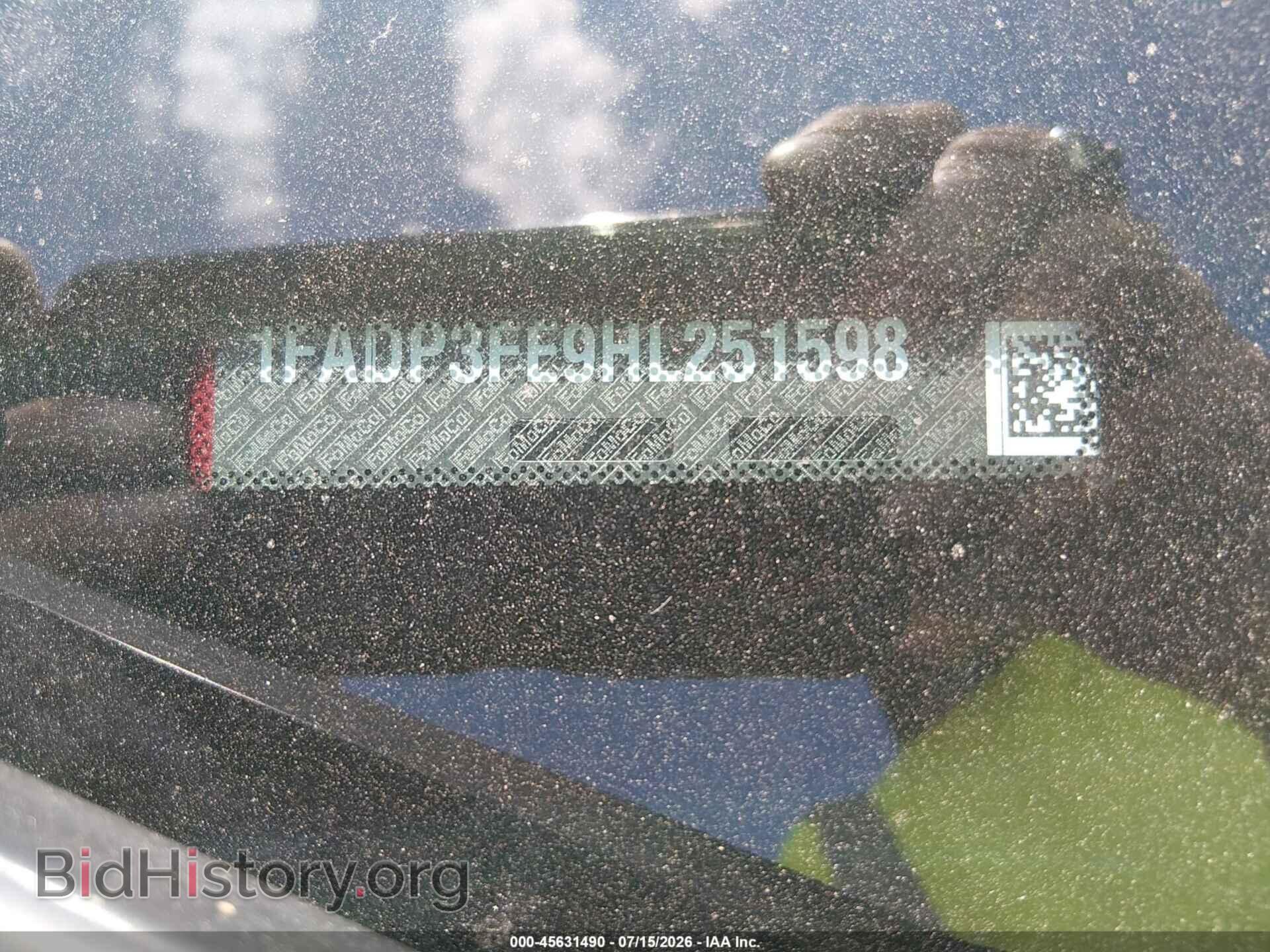 2017 FORD FOCUS - VIN: 1FADP3FE9HL251598 - Photo 9