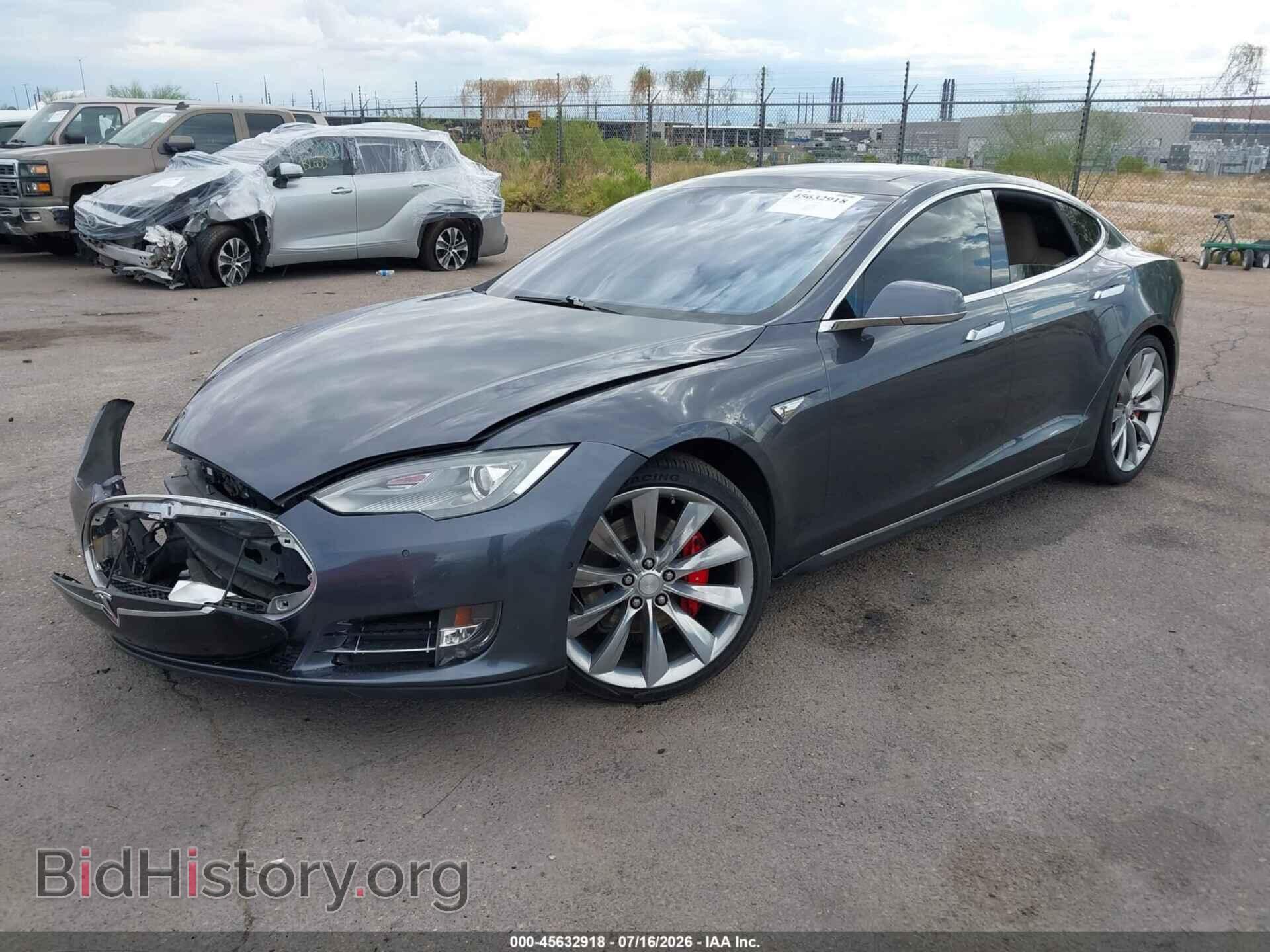 2015 TESLA MODEL S - VIN: 5YJSA1E48FF116158 - Фото 2