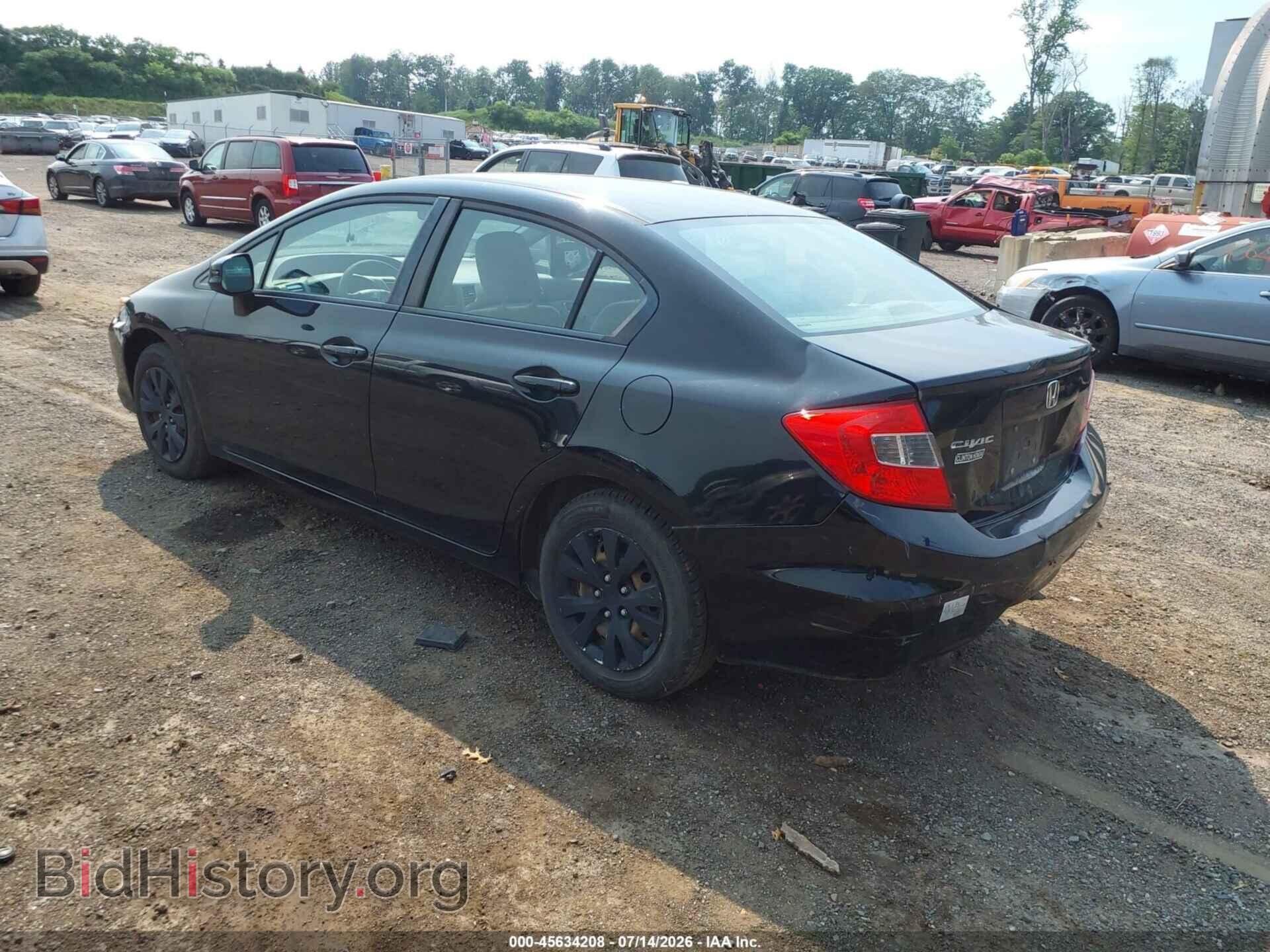 2012 HONDA CIVIC - VIN: 19XFB2F57CE360509 - Фото 3