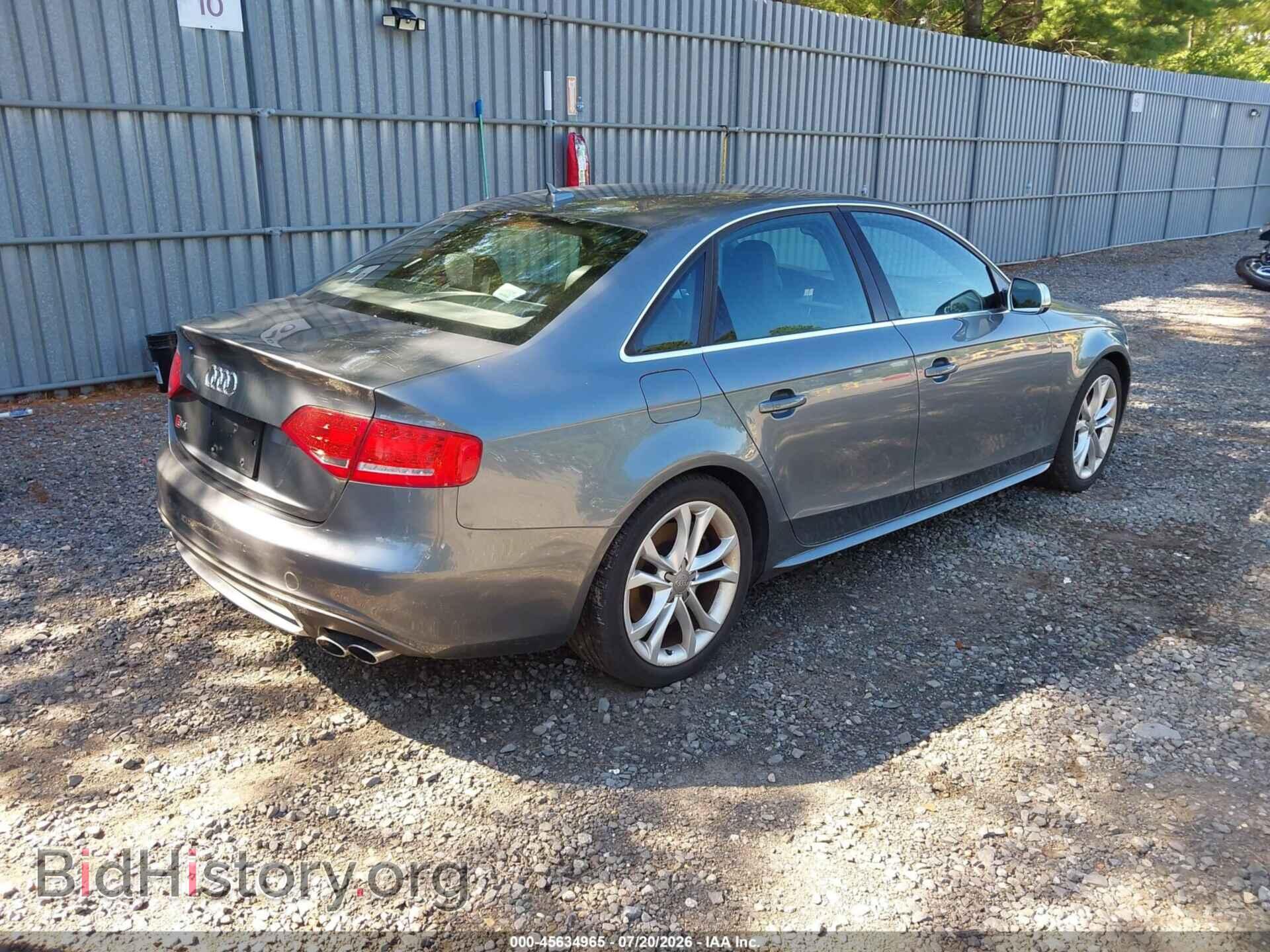 2012 AUDI S4 - VIN: WAUBGAFL1CA081176 - Фото 4