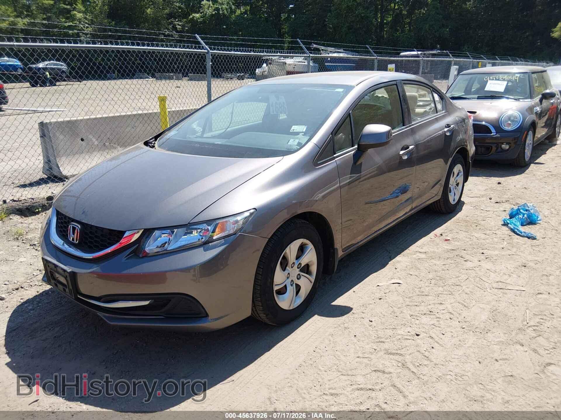 2013 HONDA CIVIC - VIN: 19XFB2F57DE228657 - Фото 2