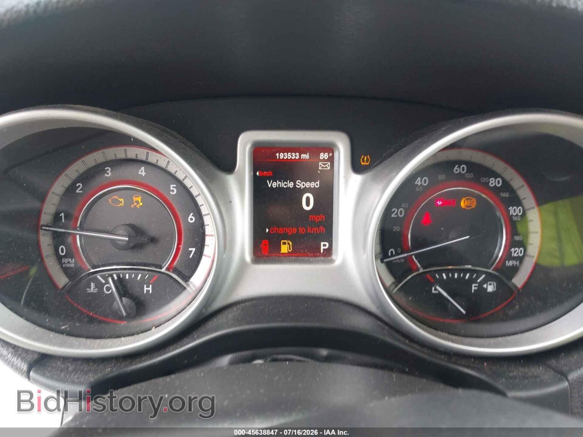 2016 DODGE JOURNEY - VIN: 3C4PDCBG9GT202587 - Фото 7