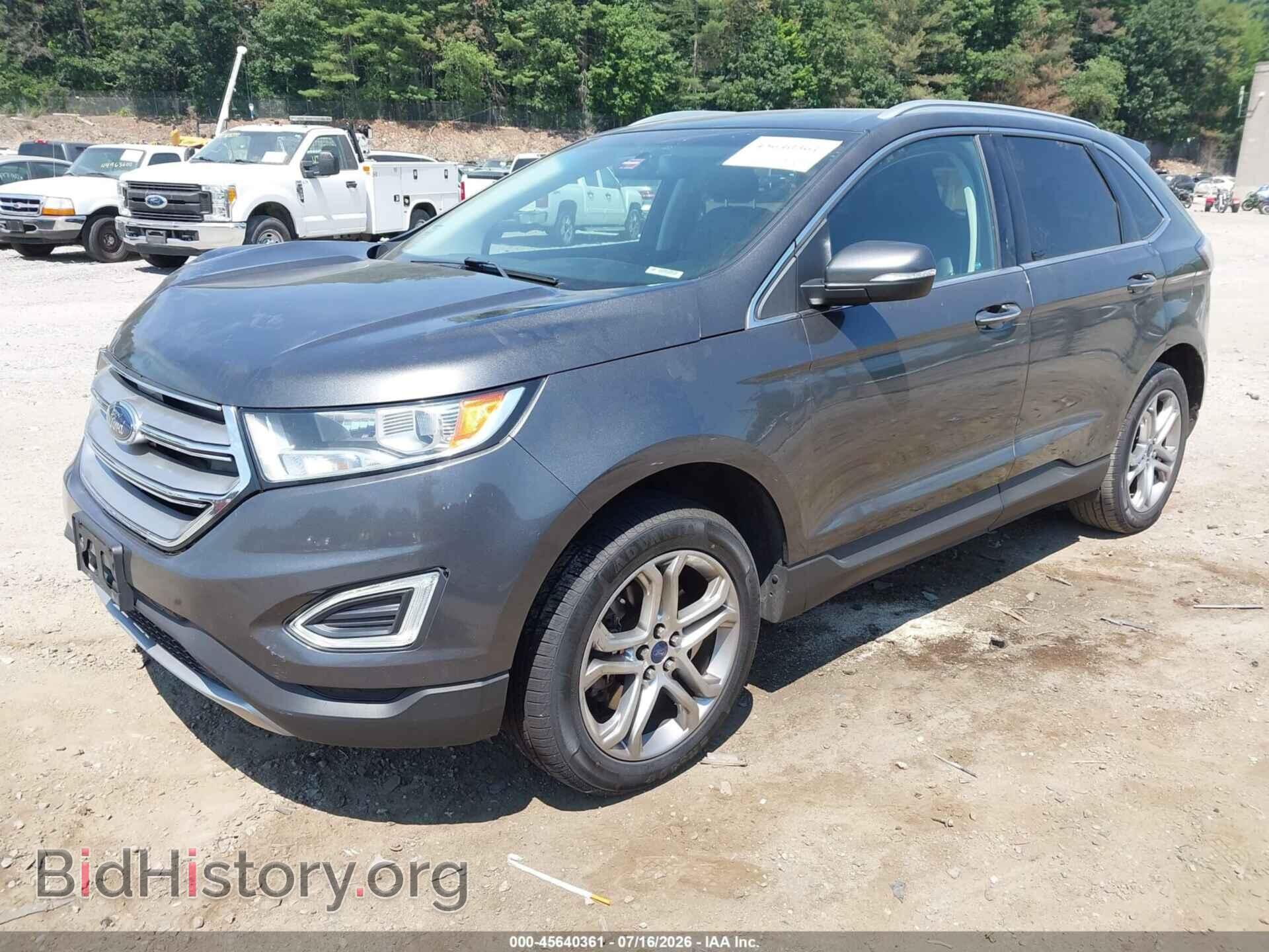 2015 FORD EDGE - VIN: 2FMTK4K90FBB29126 - Photo 2