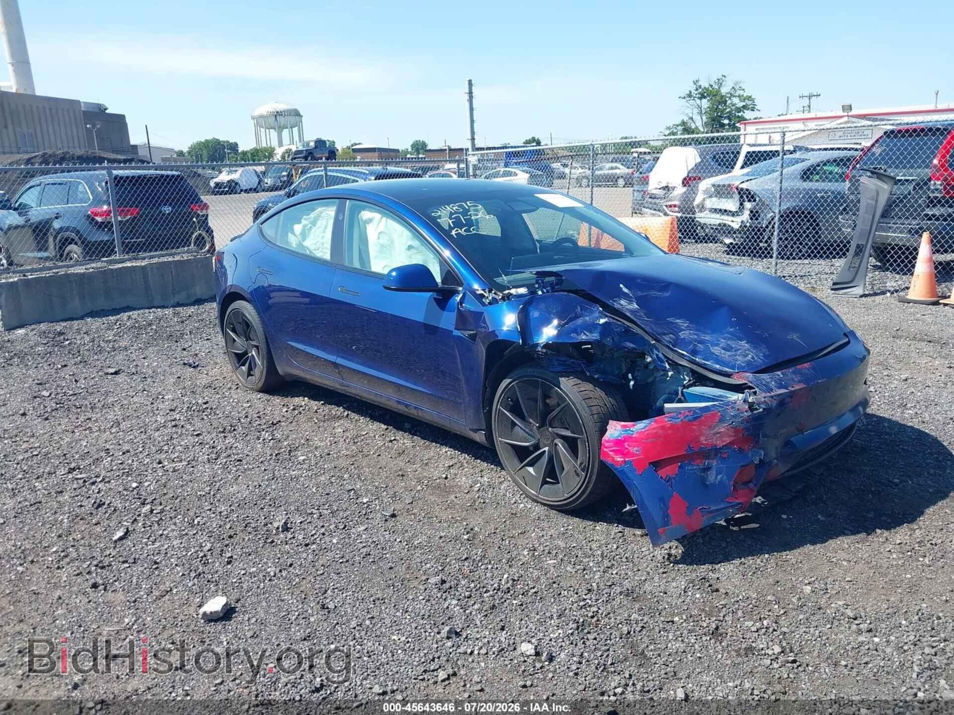 Photo 5YJ3E1EA8RF848406 - TESLA MODEL 3 2024