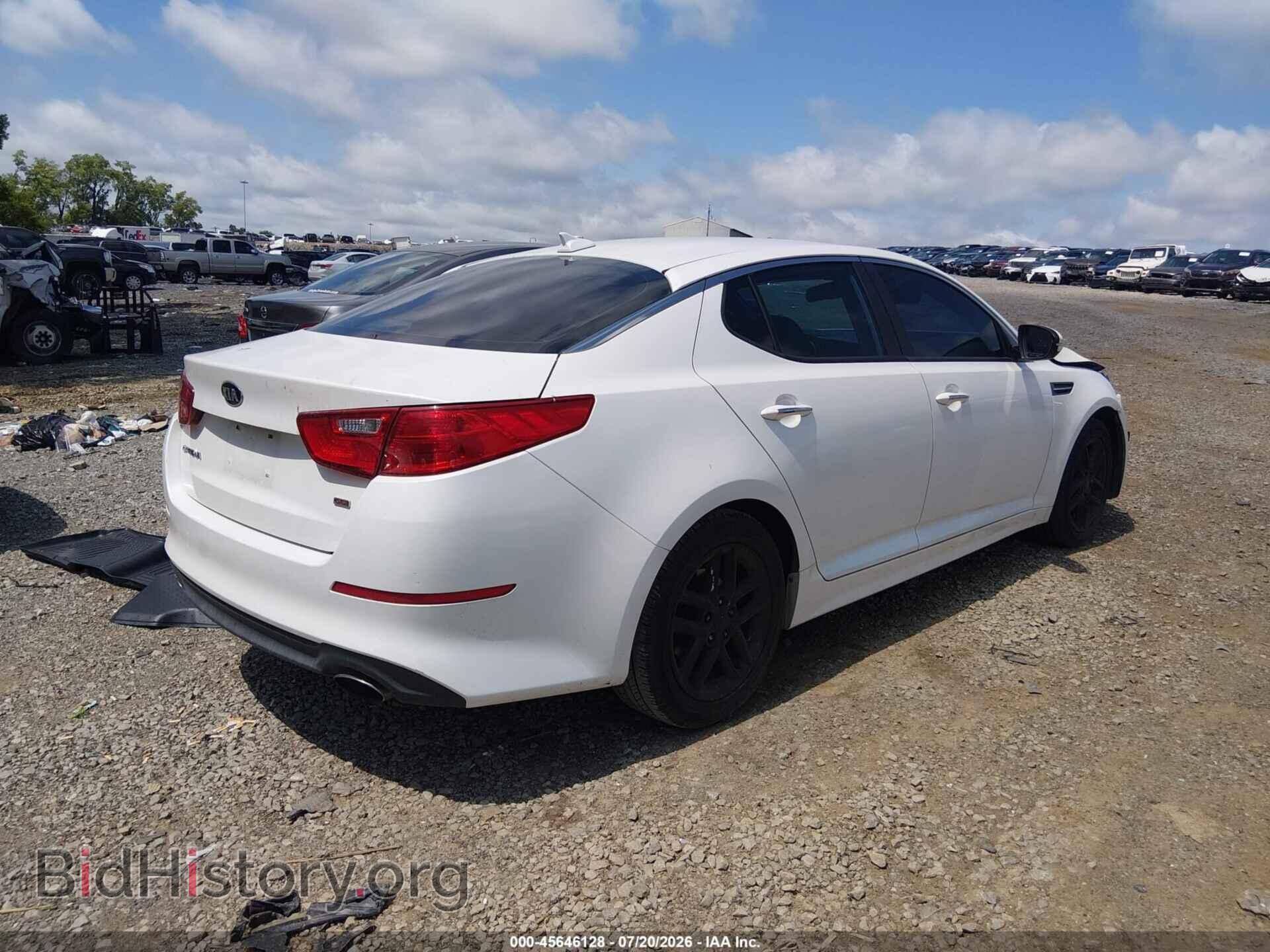 2015 KIA OPTIMA - VIN: KNAGM4A74F5538621 - Photo 4