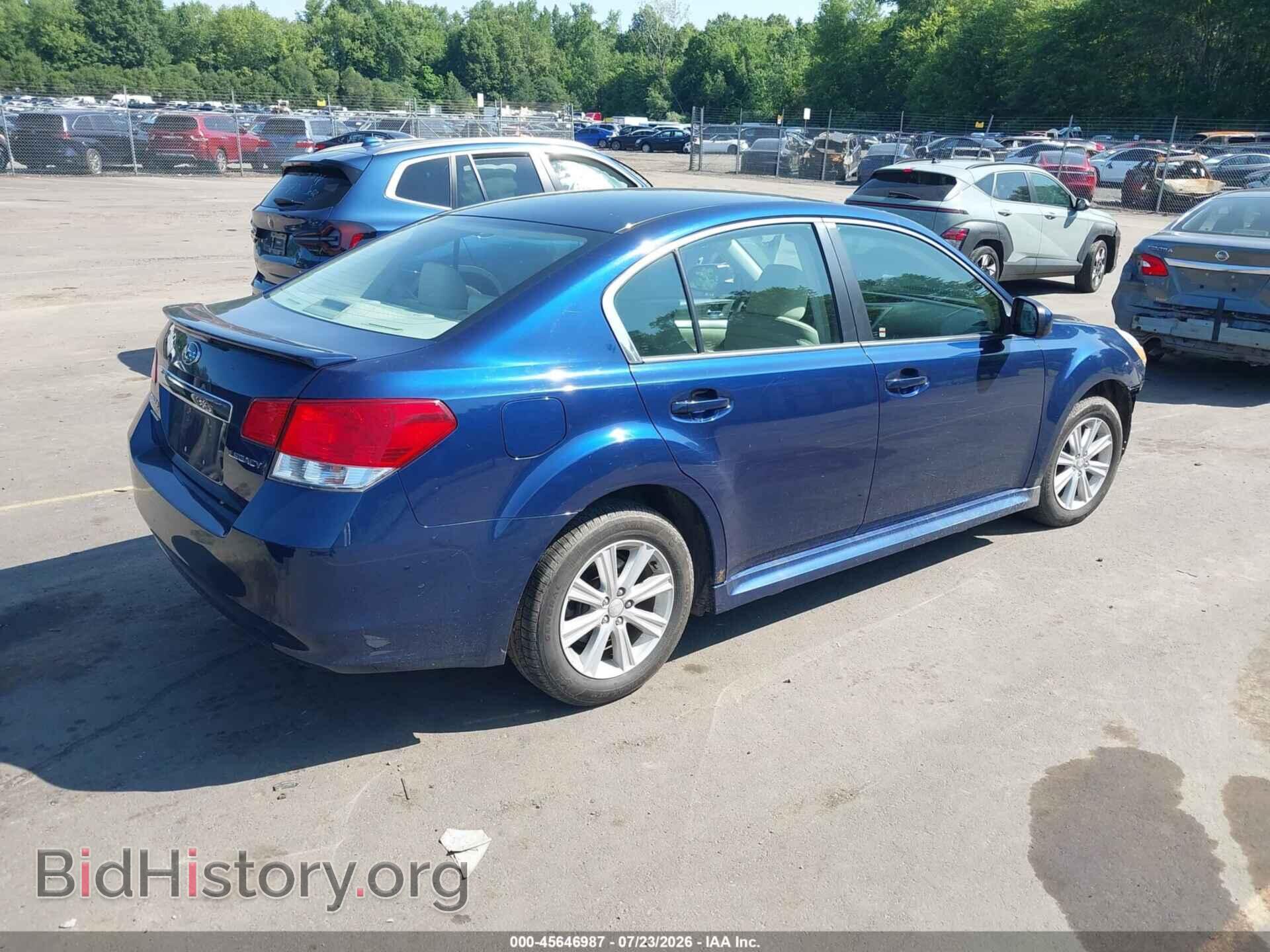 2011 SUBARU LEGACY - VIN: 4S3BMCB63B3229595 - Фото 4