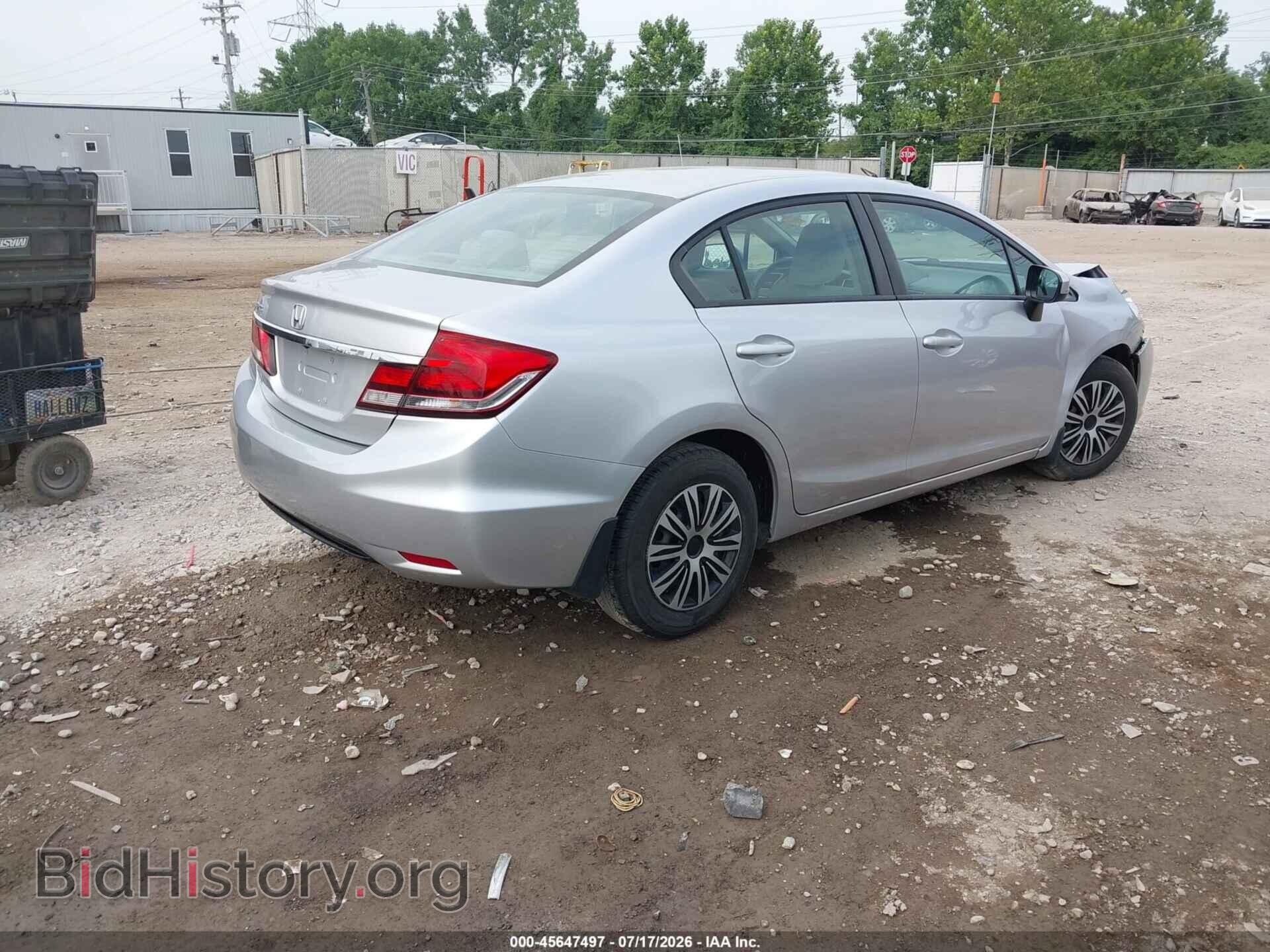 2014 HONDA CIVIC - VIN: 19XFB2F5XEE042466 - Фото 4