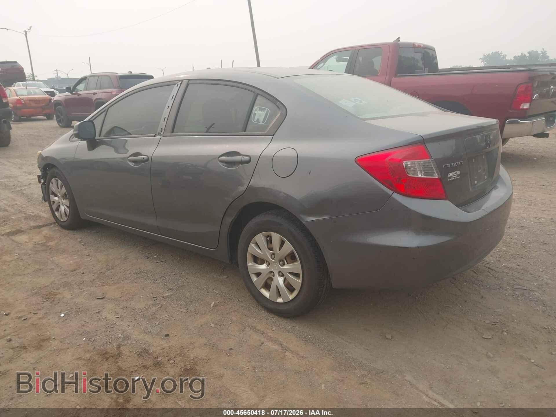 2012 HONDA CIVIC - VIN: 19XFB2F59CE331397 - Фото 3