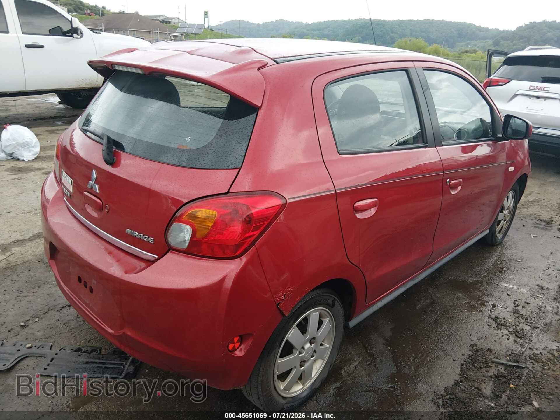 2014 MITSUBISHI MIRAGE - VIN: ML32A4HJ8EH015609 - Фото 4