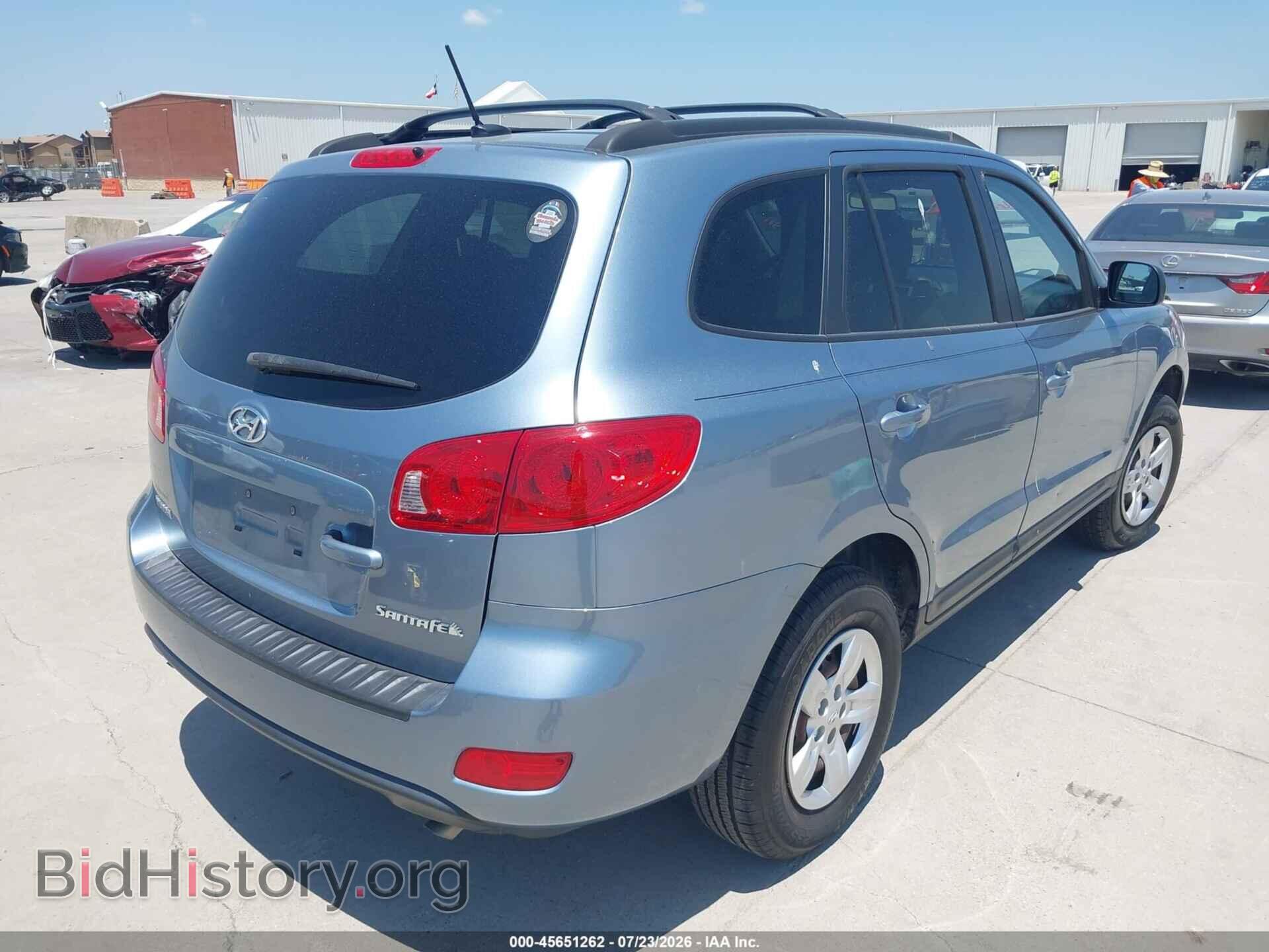 2009 HYUNDAI SANTA FE - VIN: 5NMSG13D39H328700 - Фото 4