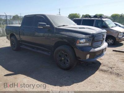 2016 RAM 1500 Sport, black — VIN 1C6RR7MT7GS154933, IAAI