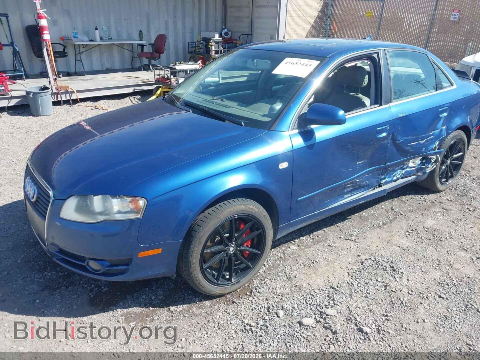 2007 AUDI A4 - VIN: WAUDF78E37A161579 - Фото 2