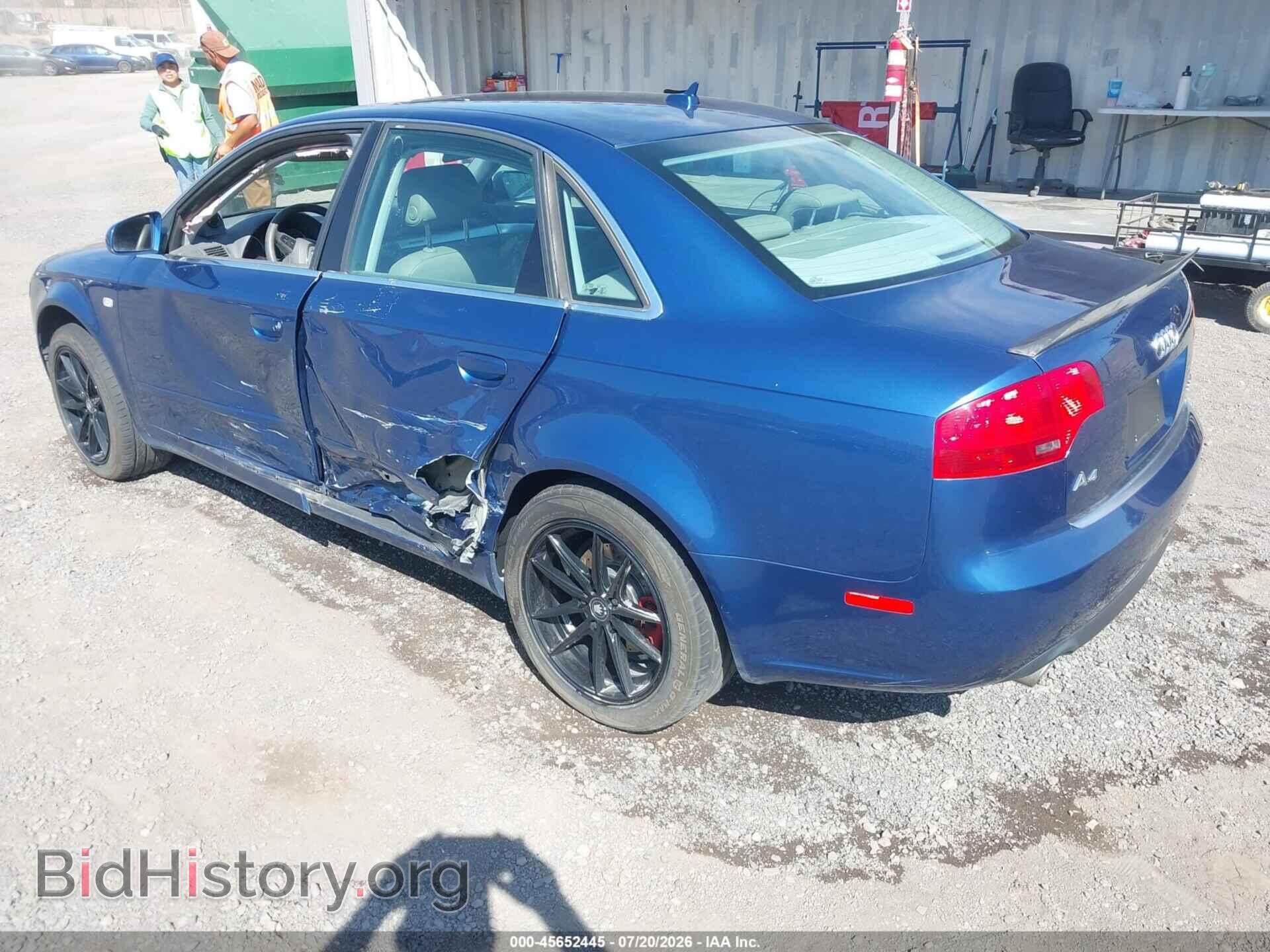 2007 AUDI A4 - VIN: WAUDF78E37A161579 - Фото 3